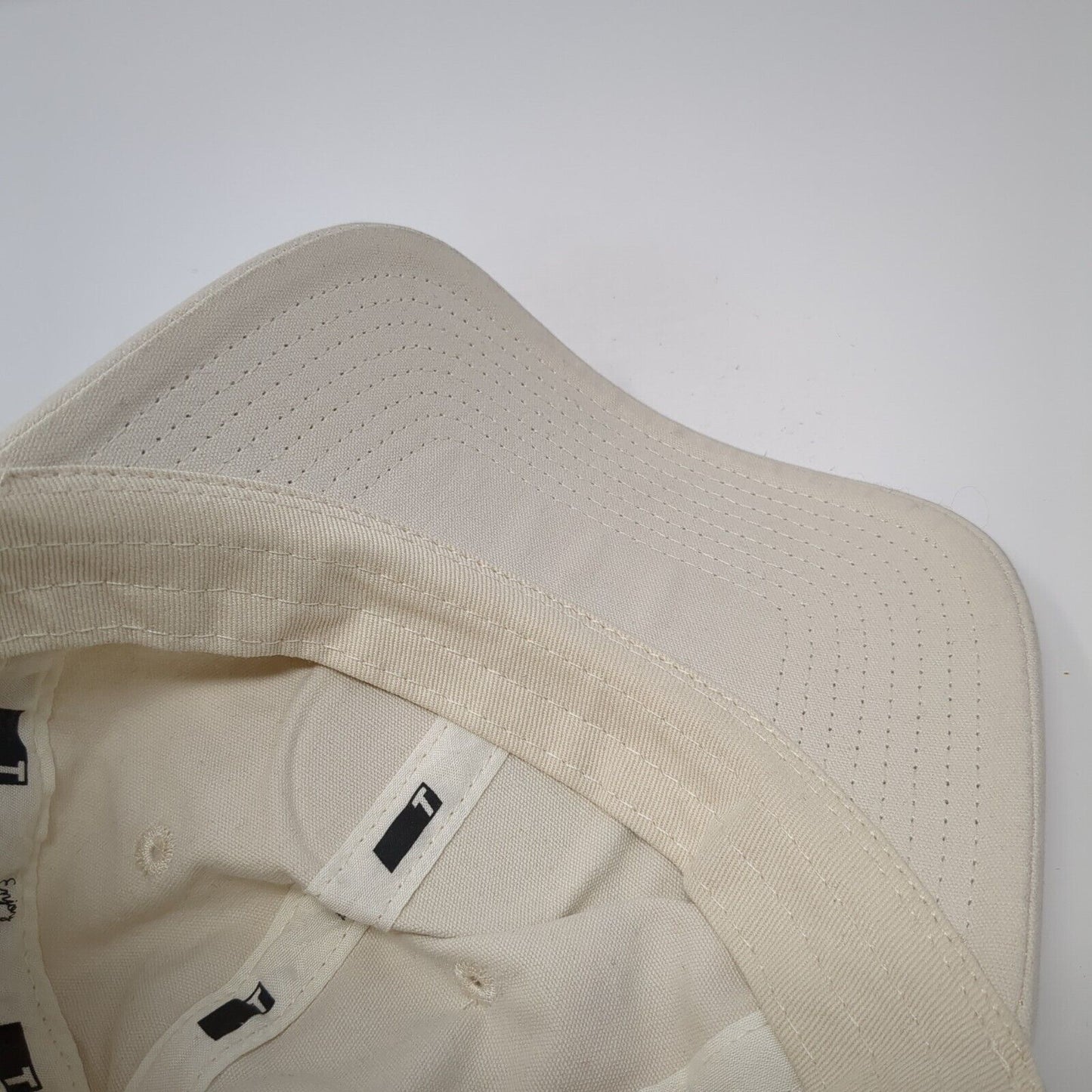 Rose Logo Patch Slideback Hat Tan One Size Adjustable True 6 Panel