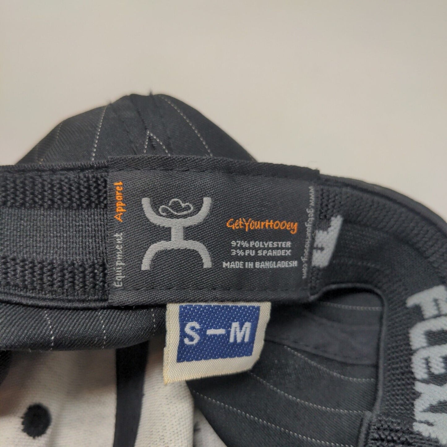 Get Your Hooey Women's Fitted Hat Black Size S/M Embroidered Logo