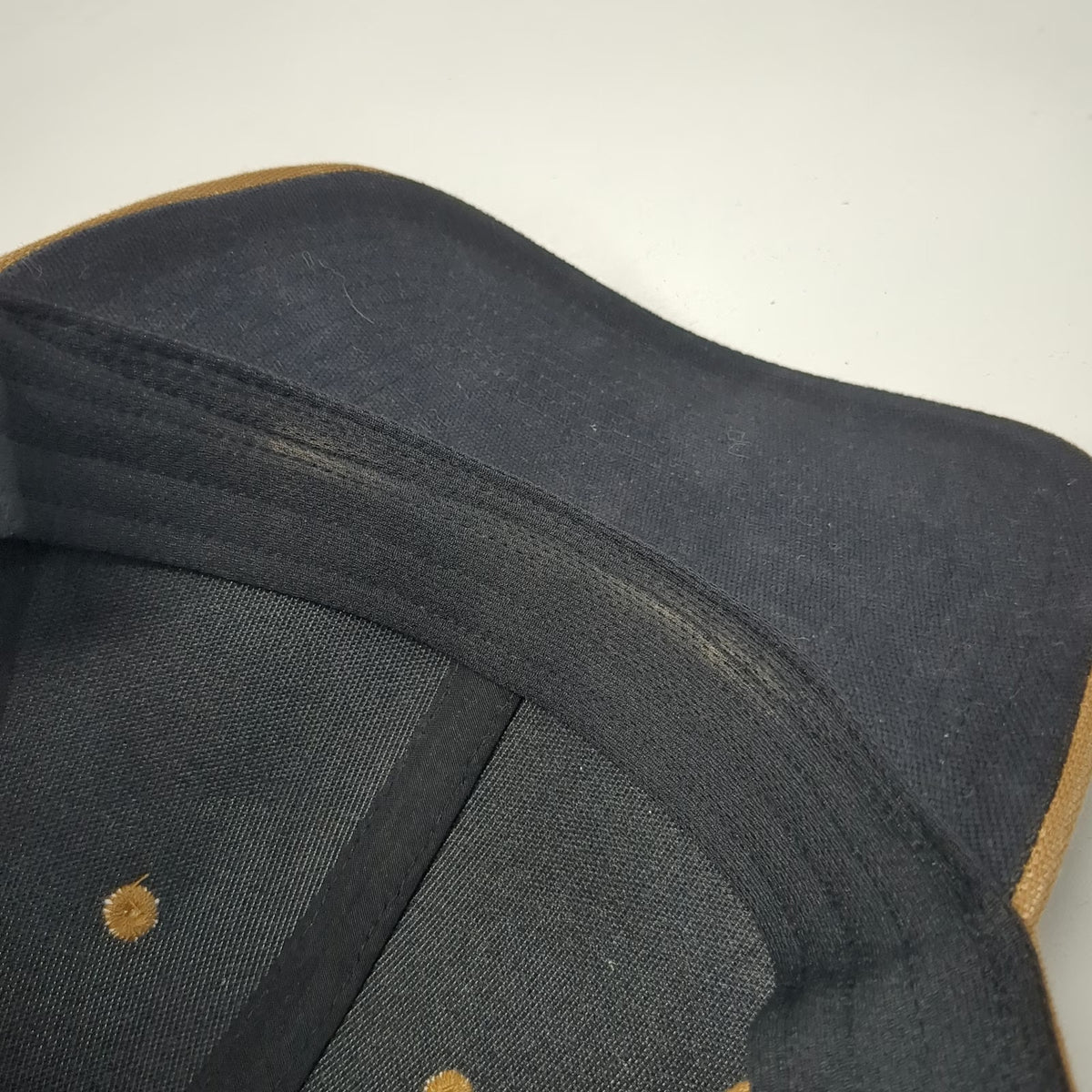Dickies Snapback Hat Brown One Size Structured Canvas Work Logo Patch Adjustable