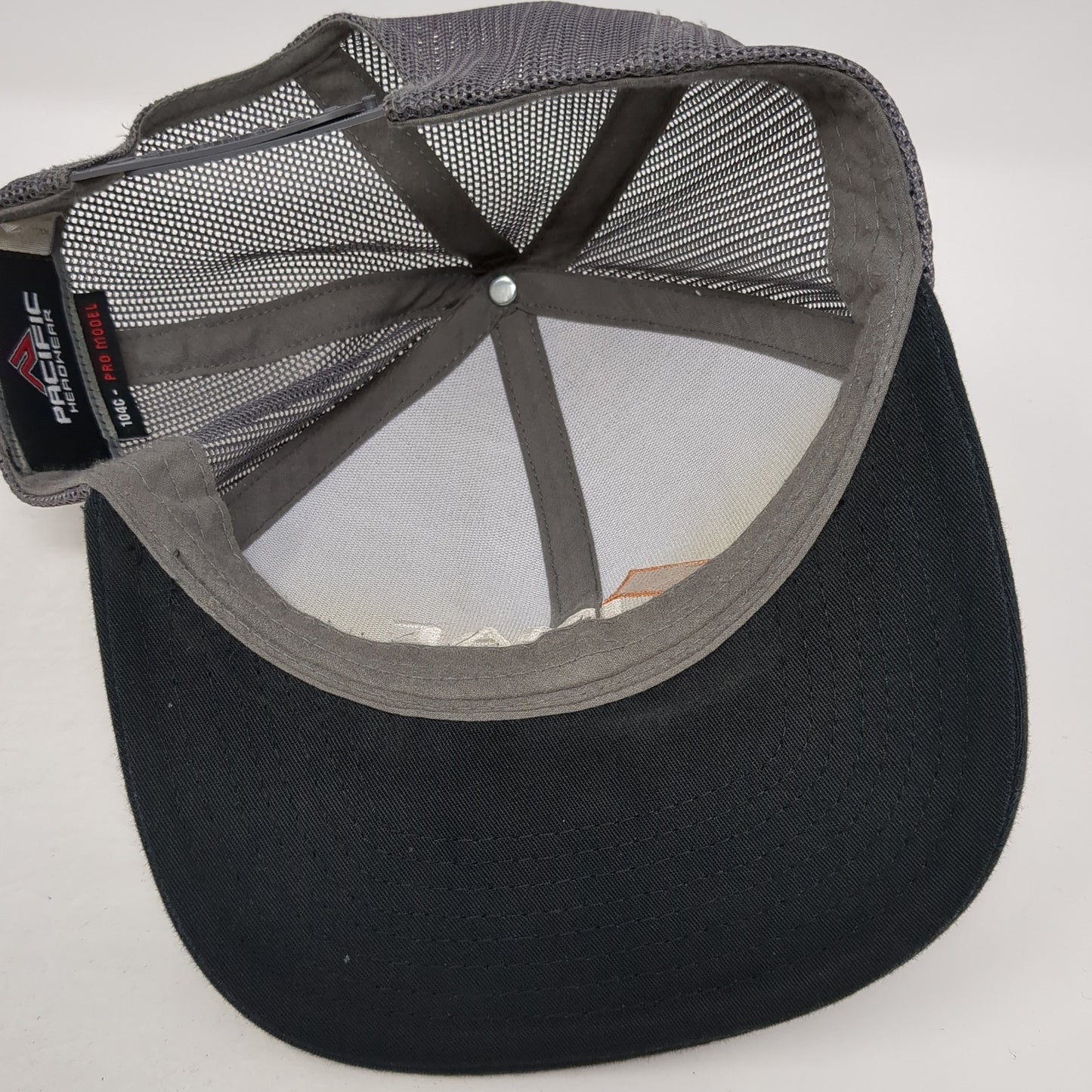 JMAC Resources Inc Snapback Trucker Hat Black One Size Mesh Pacific Headwear