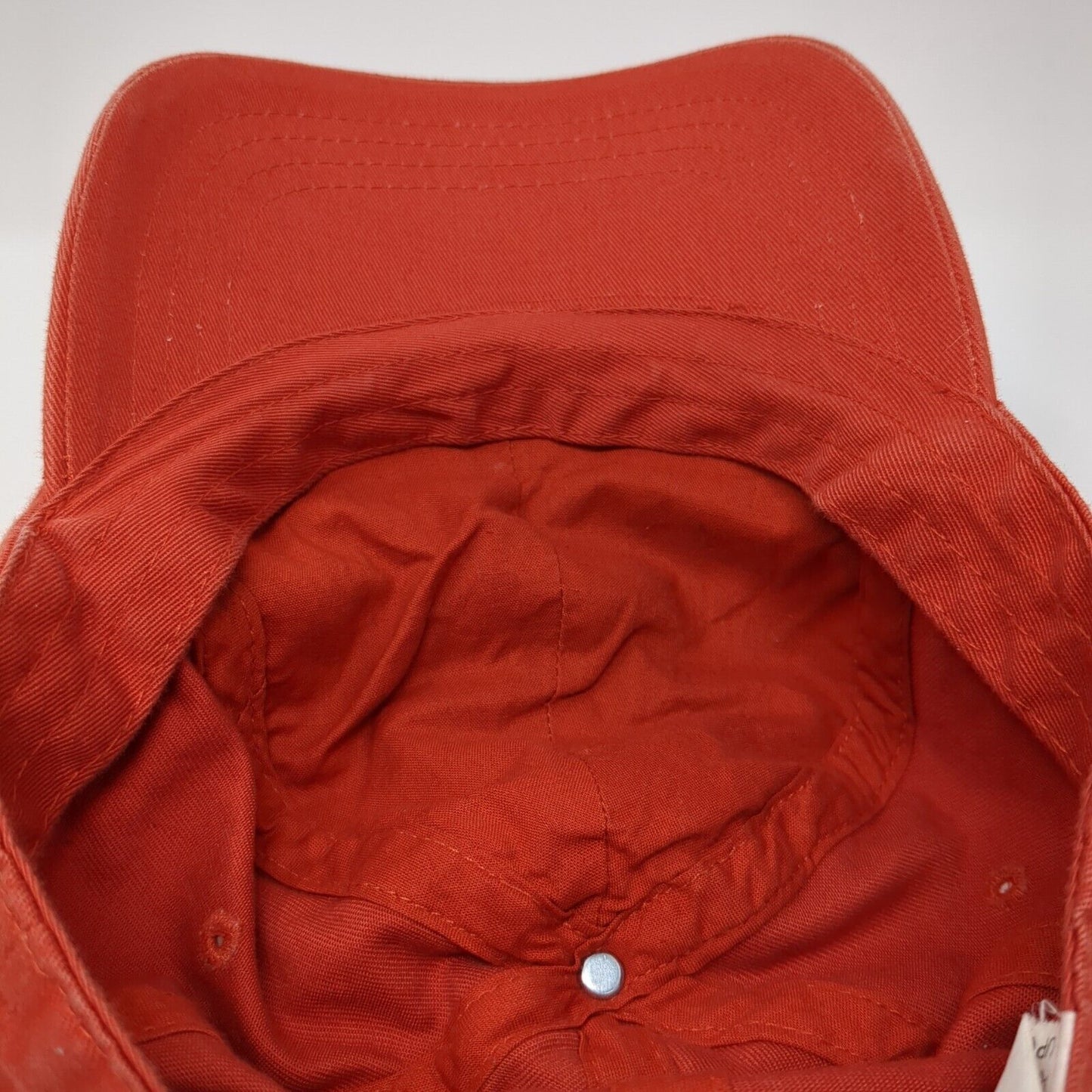 No Boundaries Slideback Hat Orange One Size Adjustable Embroidered