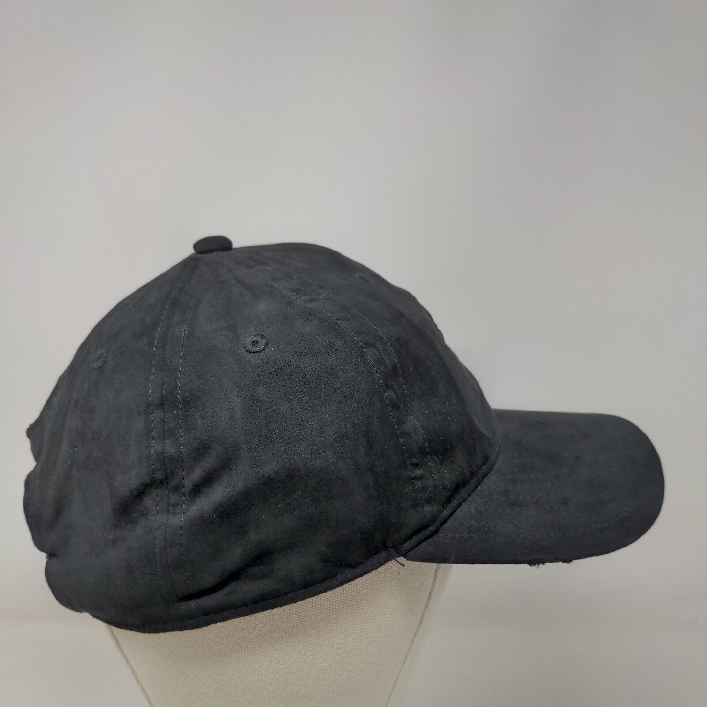 Adidas Trefoil Slideback Hat Black OSFM Embroidered Logo 3 Stripes
