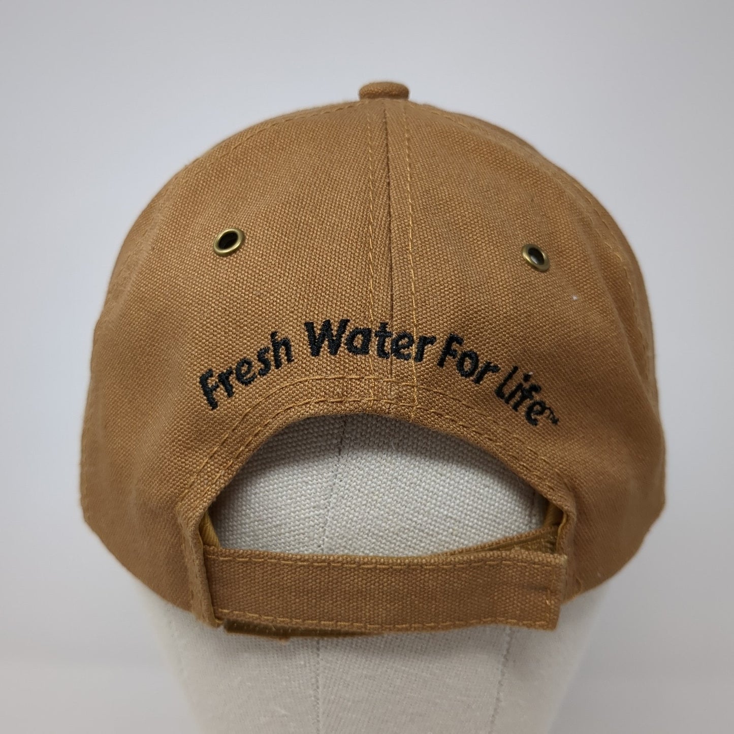 Ritchie Strapback Hat Brown One Size Fresh Water For Life Triple Crown