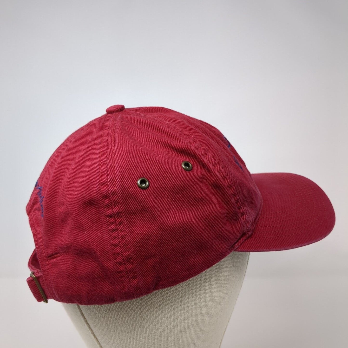 Pilot Fish Alaska Airline Slideback Hat Red OS Adjustable Embroidered Richardson
