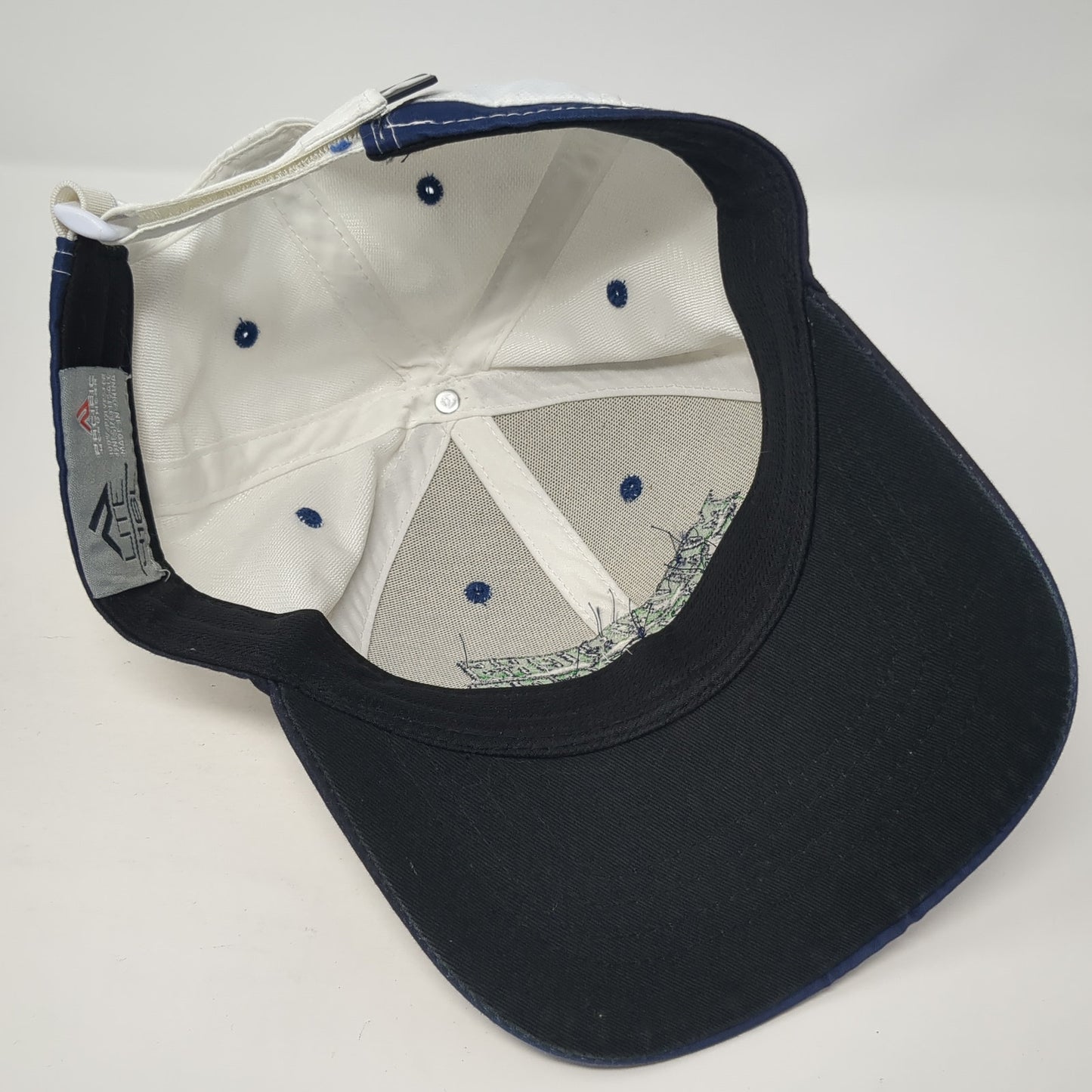 Mavericks Lacrosse Strapback Hat White One Size Adjustable Pacific Headwear
