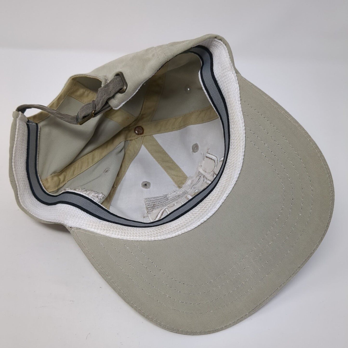 US Open 2000 Pebble Beach Slideback Hat Tan One Size Adjustable Imperial
