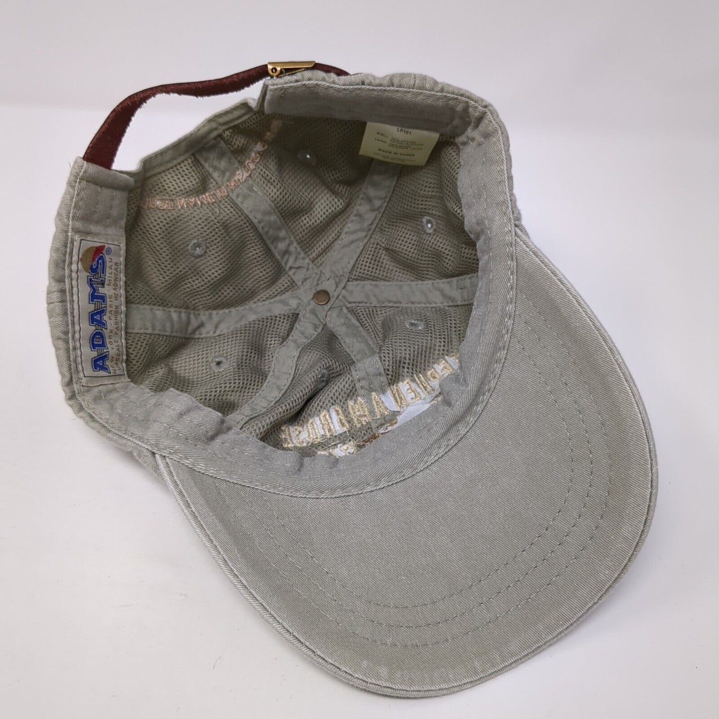 Stephen Ambrose Historical Tours Slideback Hat Tan One Size Adjustable
