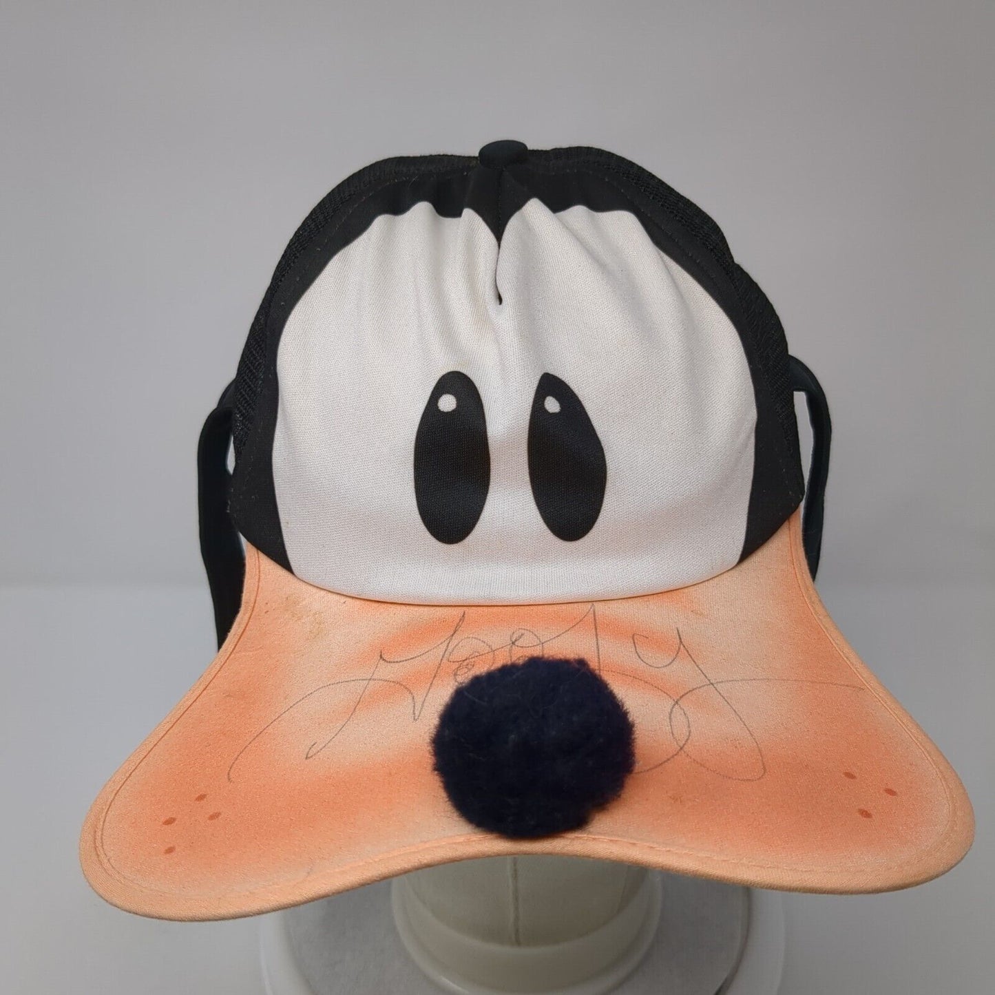 Goofy Ears Snapback Mesh Back Trucker Hat Black Youth One Size Disney