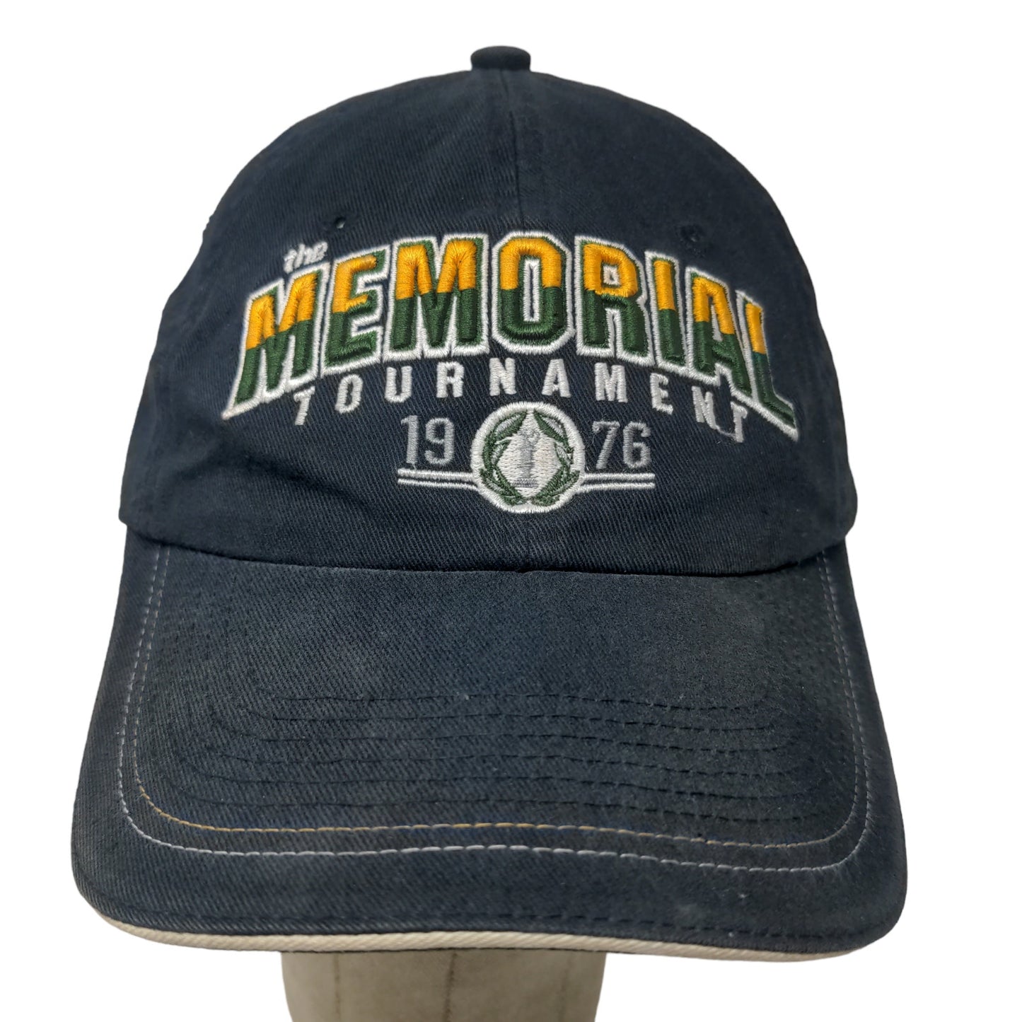 Muirfield Village Golf Club Men's Slideback Hat Blue Memorial Tournament Logo