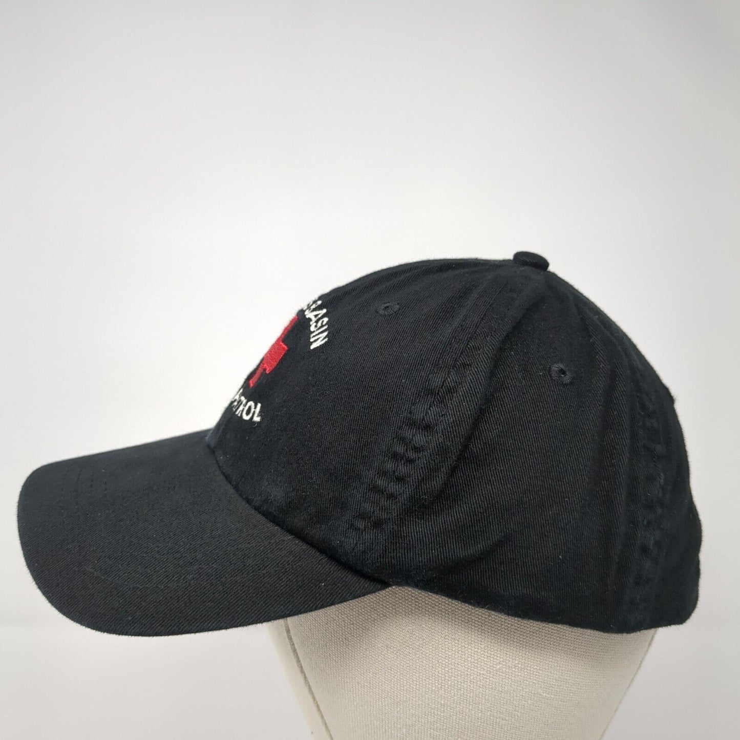 Bogus Basin Ski Patrol Slideback Hat Black OS Adjustable Embroidered Fahrenheit