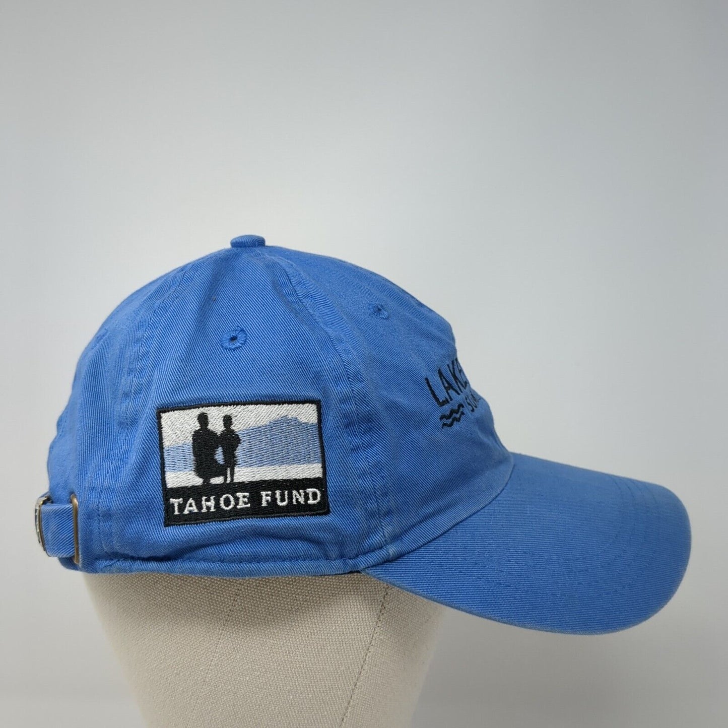 Lake Tahoe Summit 2013 Slideback Hat Blue One Size Solid Ahead Vintage