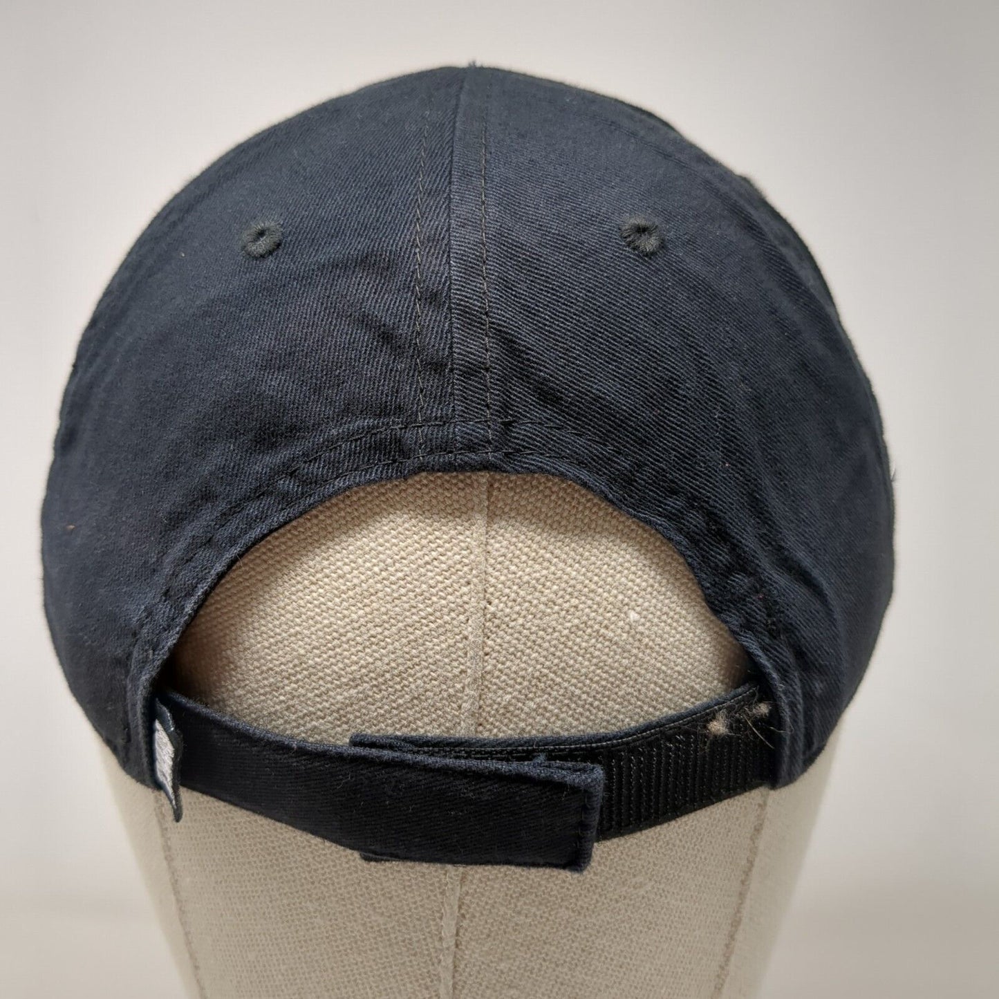 Nike Strapback Hat Blue 4-7 Adjustable Embroidered Swoosh 6 Panel