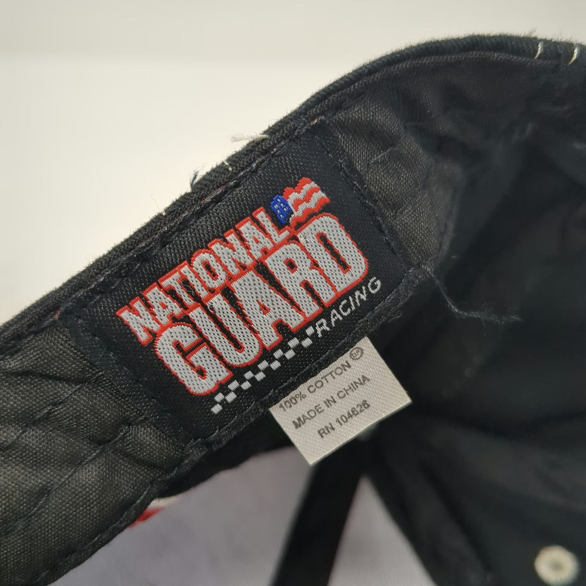 National Guard Racing Baseball Cap Black One Size Dan Wheldon #4 US Flag Hat