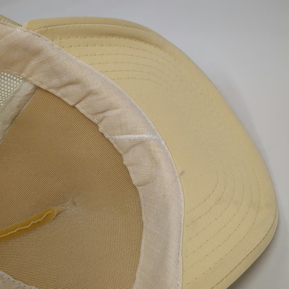 Mid West Fishing Tackle Prince Albert Sask Beige Trucker Hat One Size Snapback