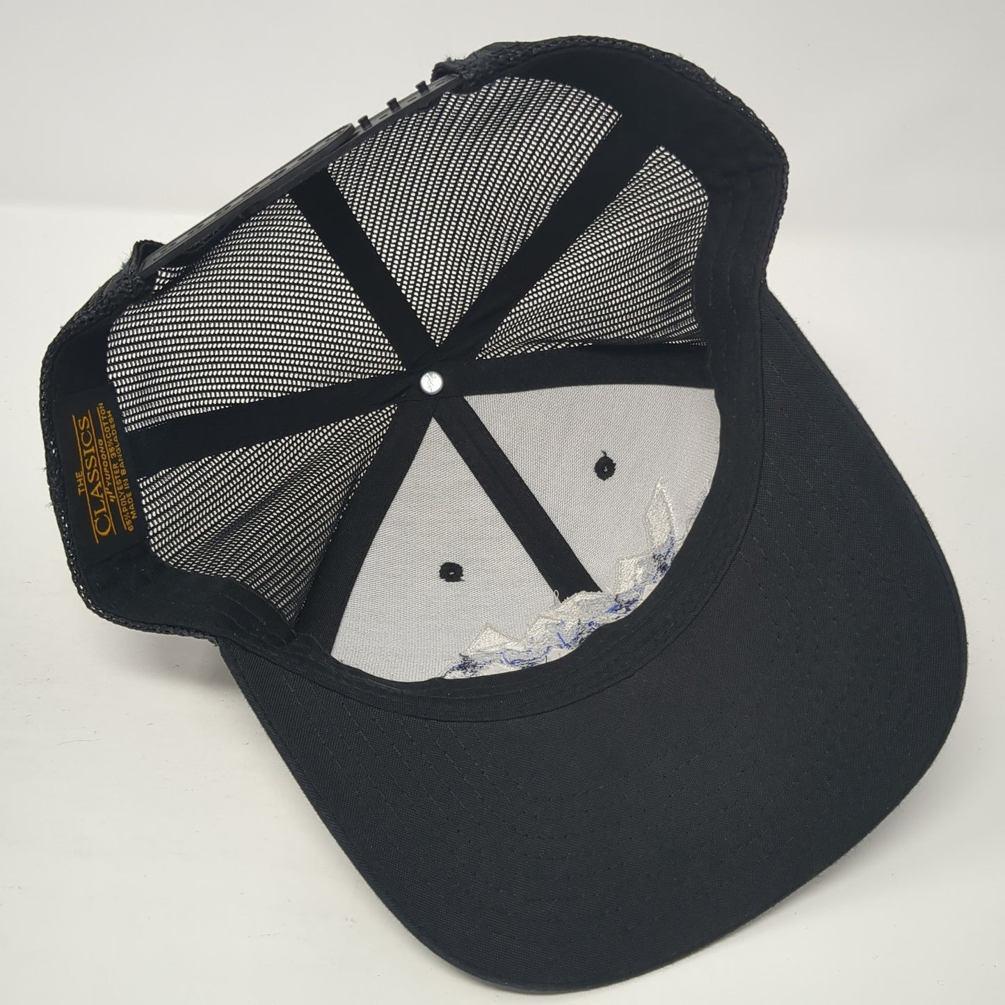 WM Western Mountain Est 1972 Snapback Trucker Hat Black OS Mesh Back Yupoong