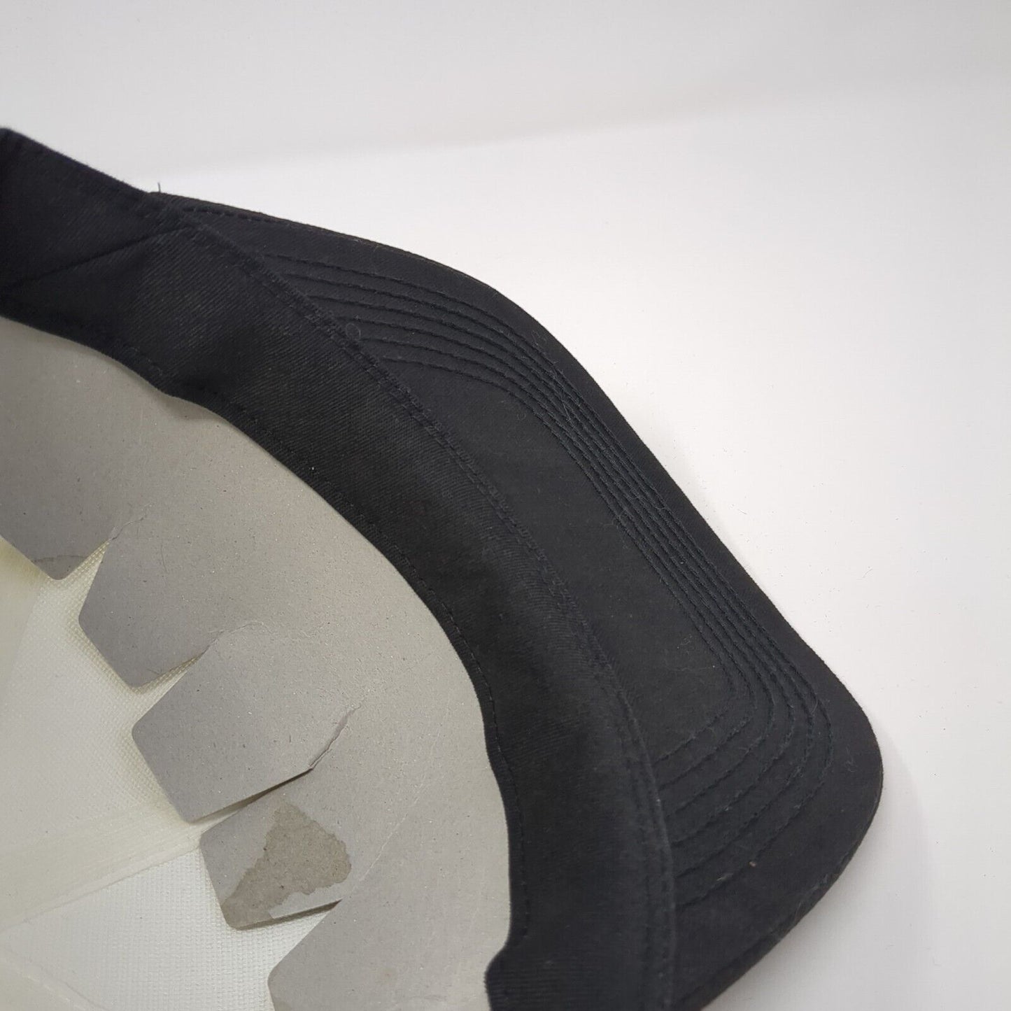 Mercury Snapback Hat White One Size Adjustable Embroidered Vented Holes 6 Panel