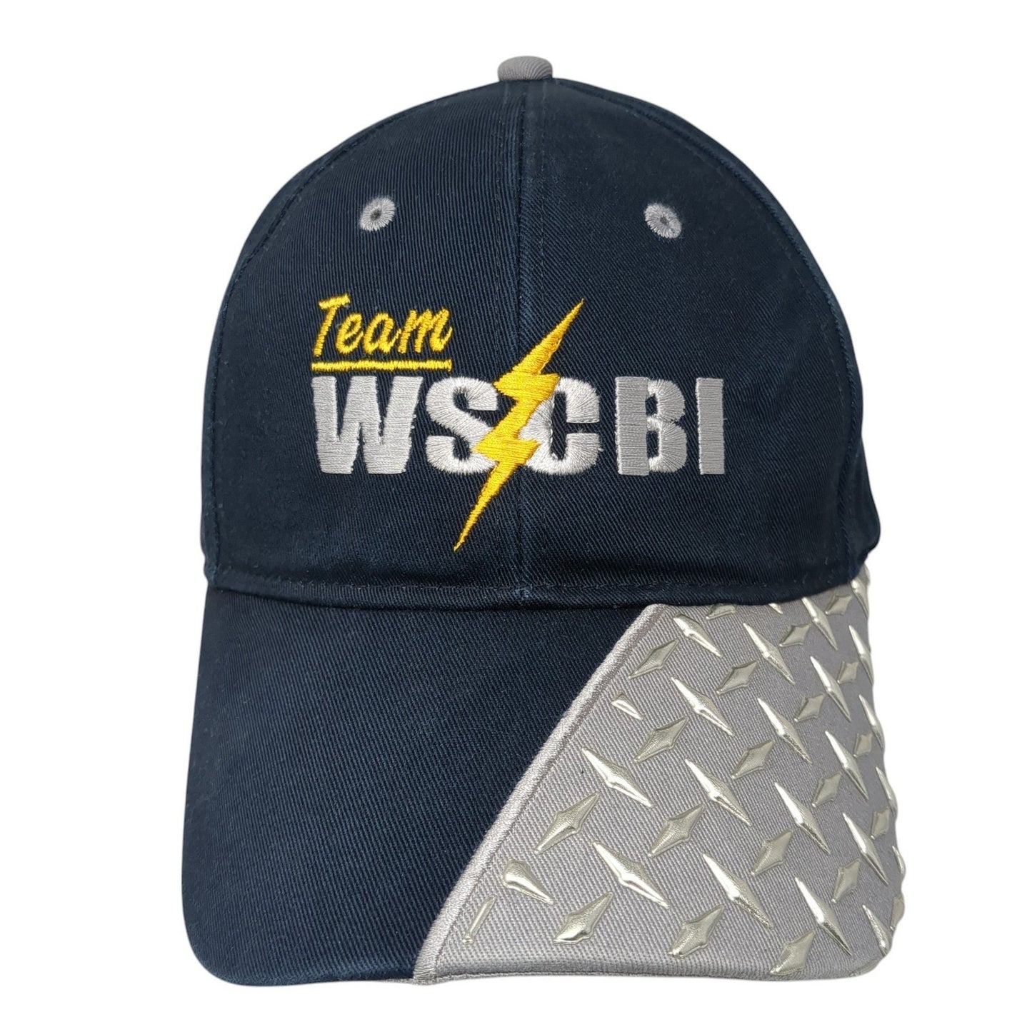 Team WSCBI Strapback Hat Blue One Size Adjustable 6 Panel Cap America