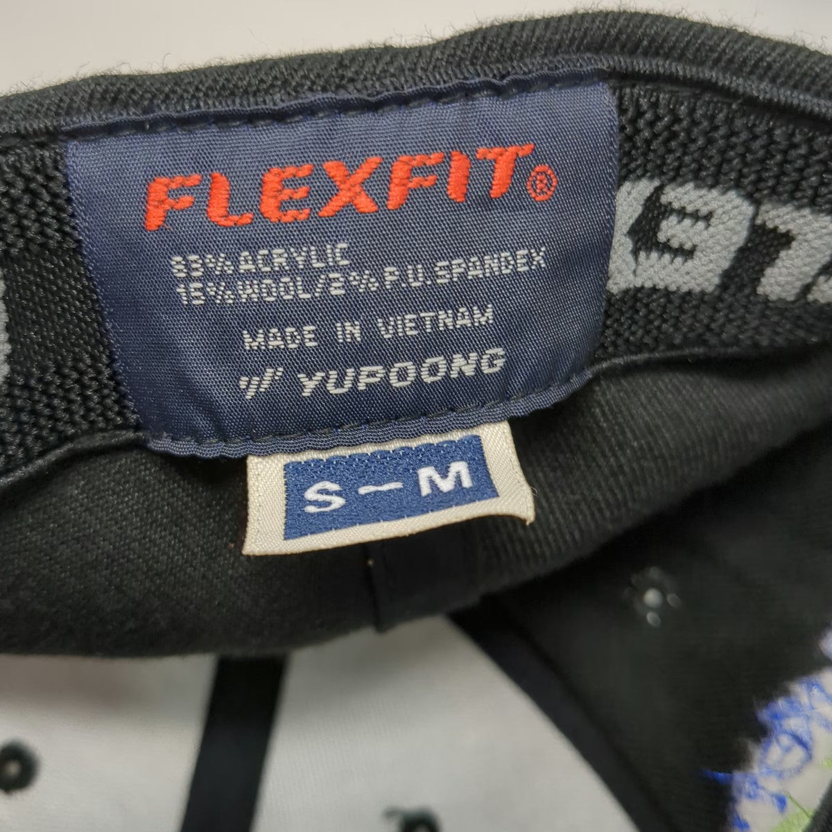 Flexfit Yupoong Baseball Cap Black M US Ecology Safety 360 Logo Embroidered hat