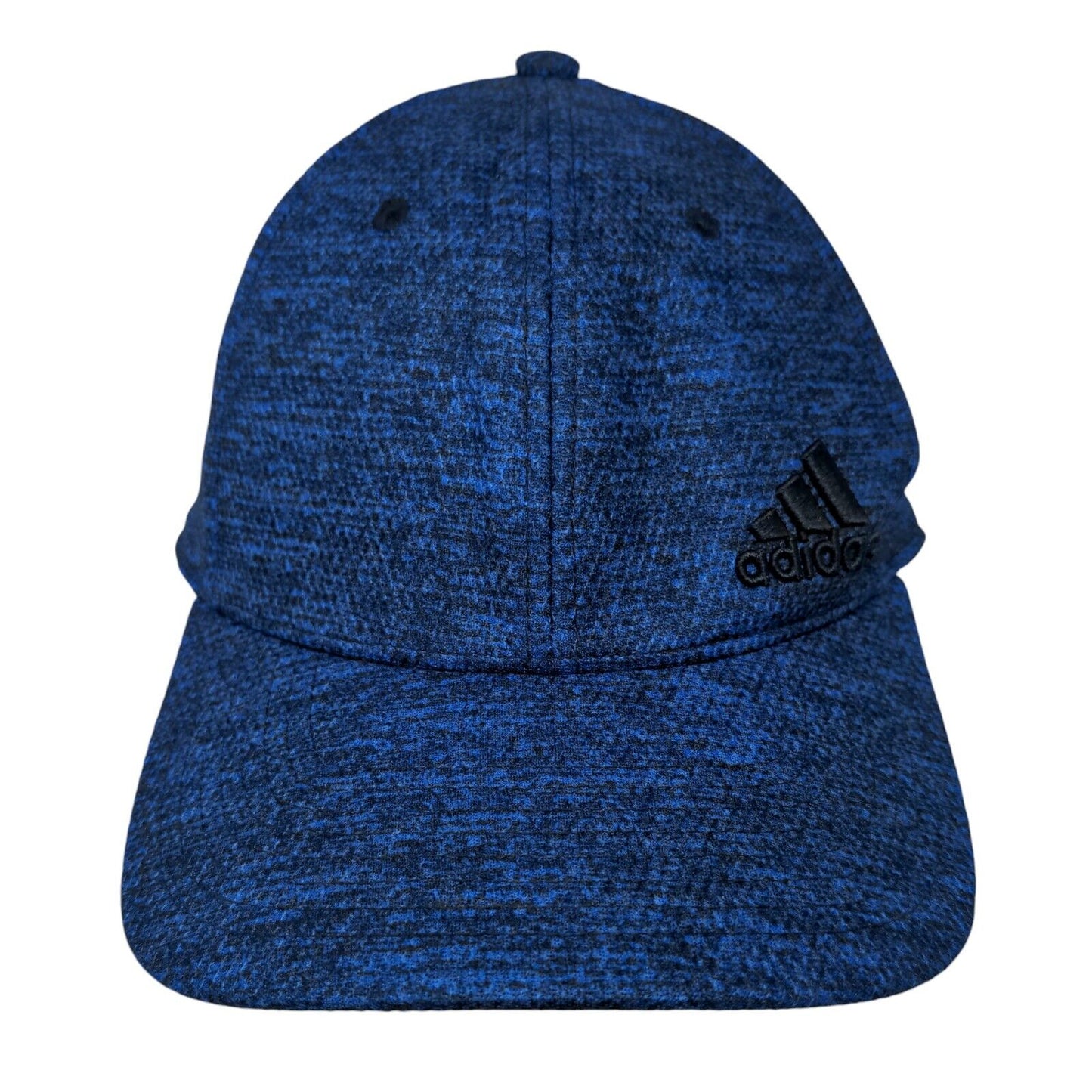 Adidas 3 Stripes Fitted Hat Blue Large/XL Embroidered Vent Holes 6 Panel