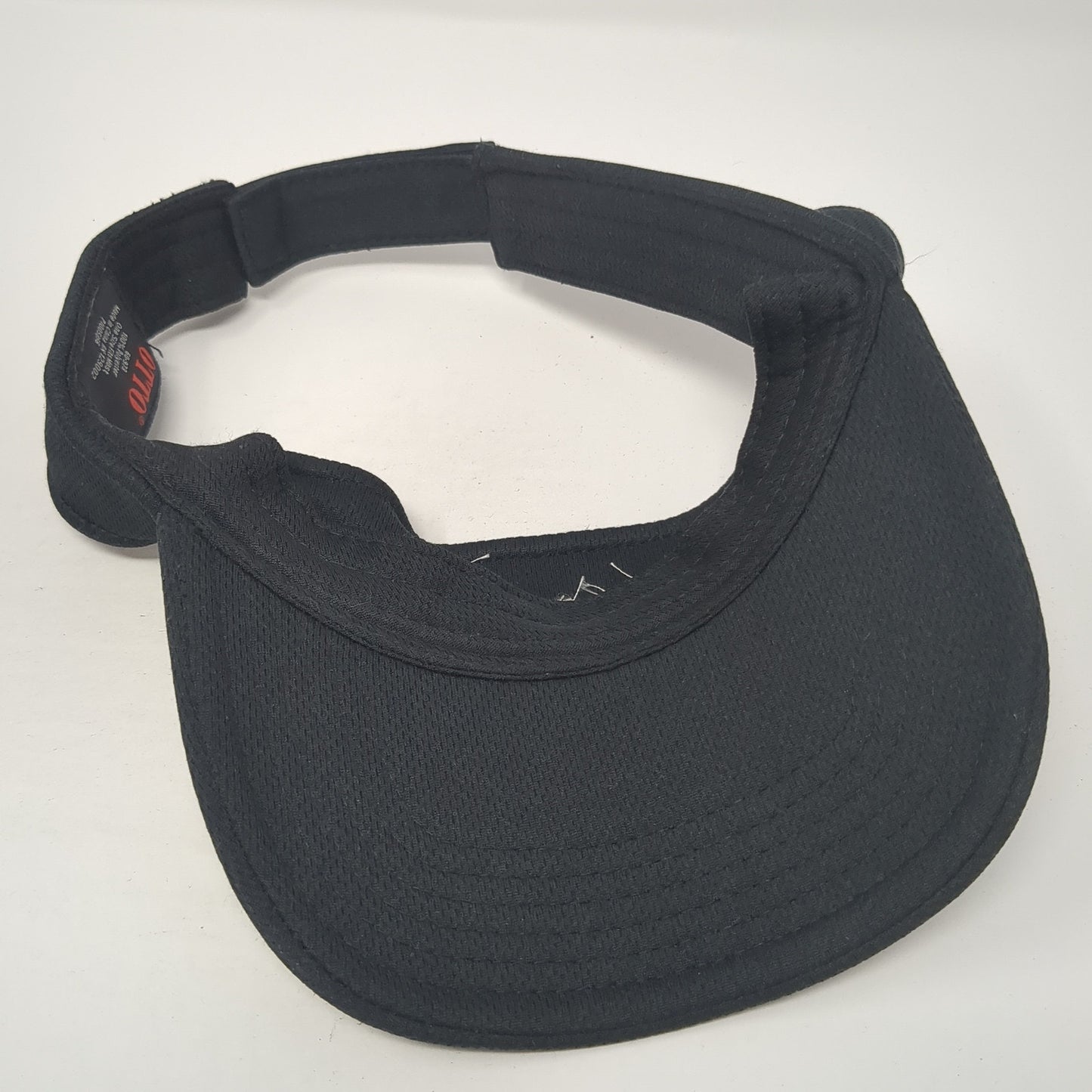 Farmers Insurance Sun Visor Hat Black One Size Adjustable Embroidered Otto