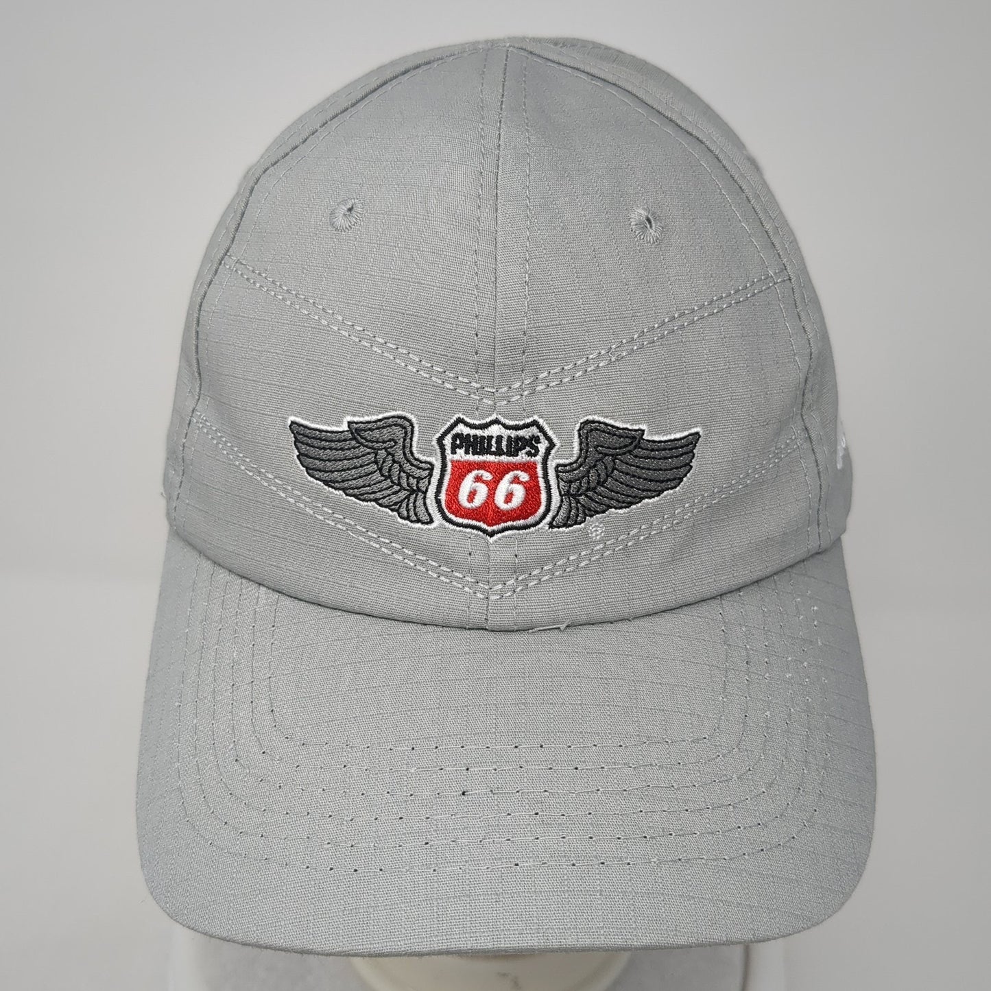 Phillips 66 Strapback Baseball Cap Gray One Size Adjustable Embroidered 2020