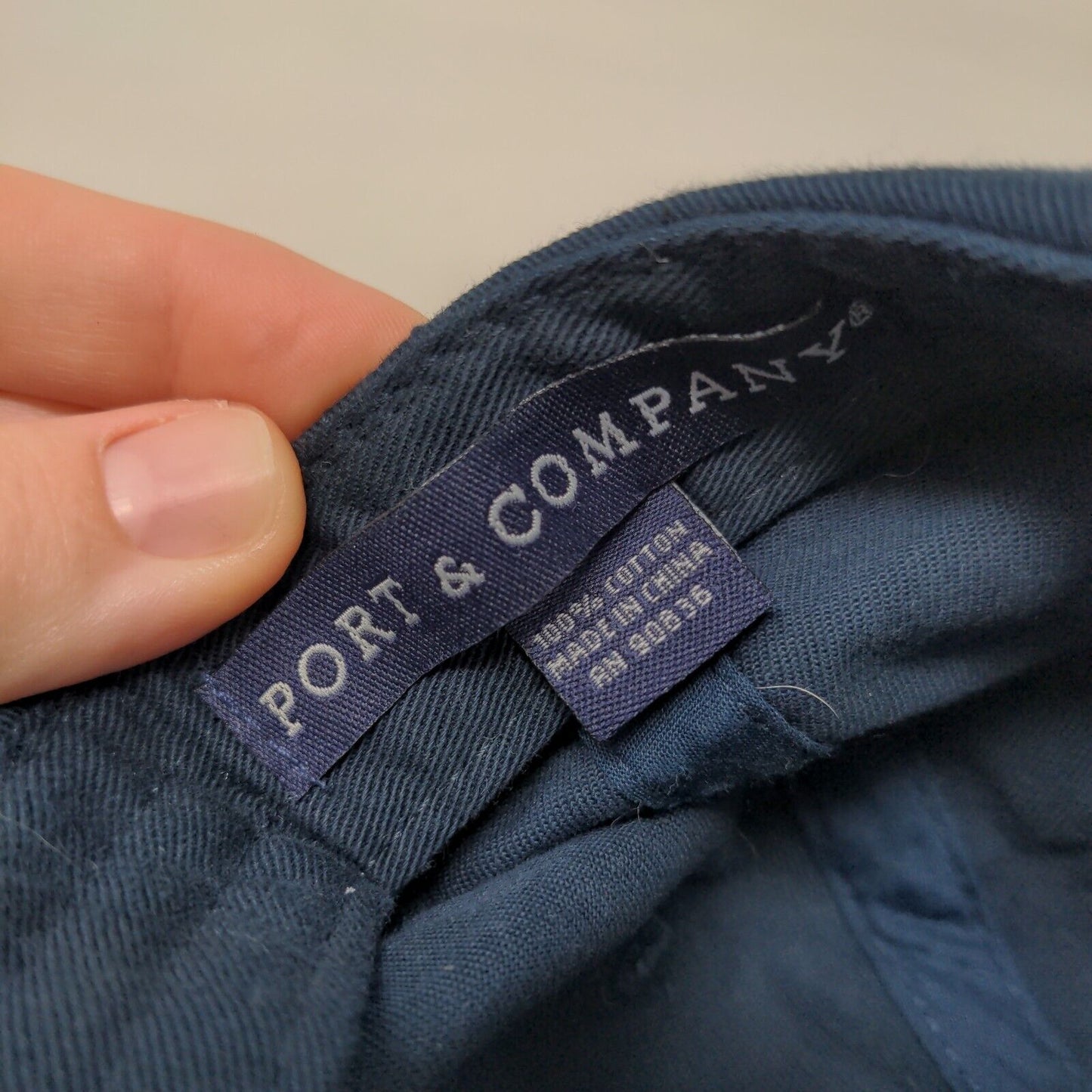 Sentry Insurance Strapback Hat Blue OS Adjustable Embroidered Port & Company