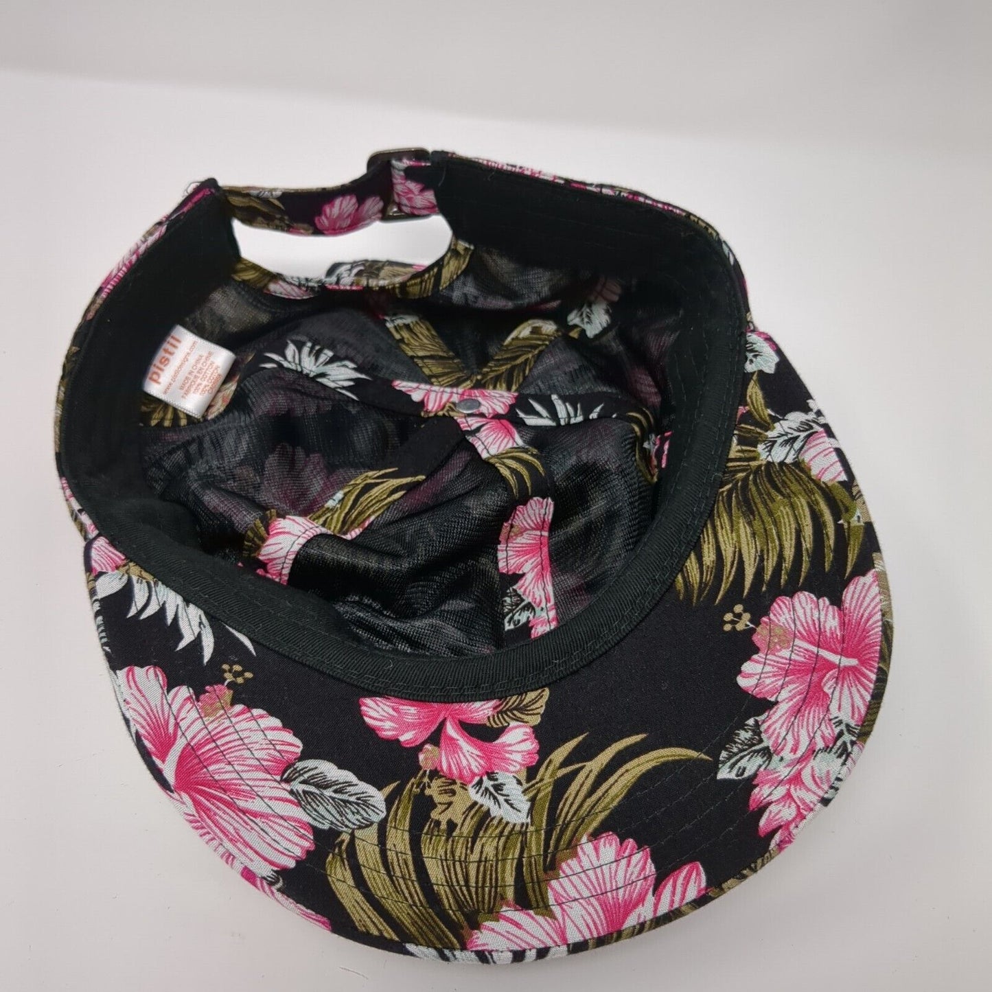 Pistil Slideback Hat Multicolor One Size Adjustable Floral 6 Panel Cotton