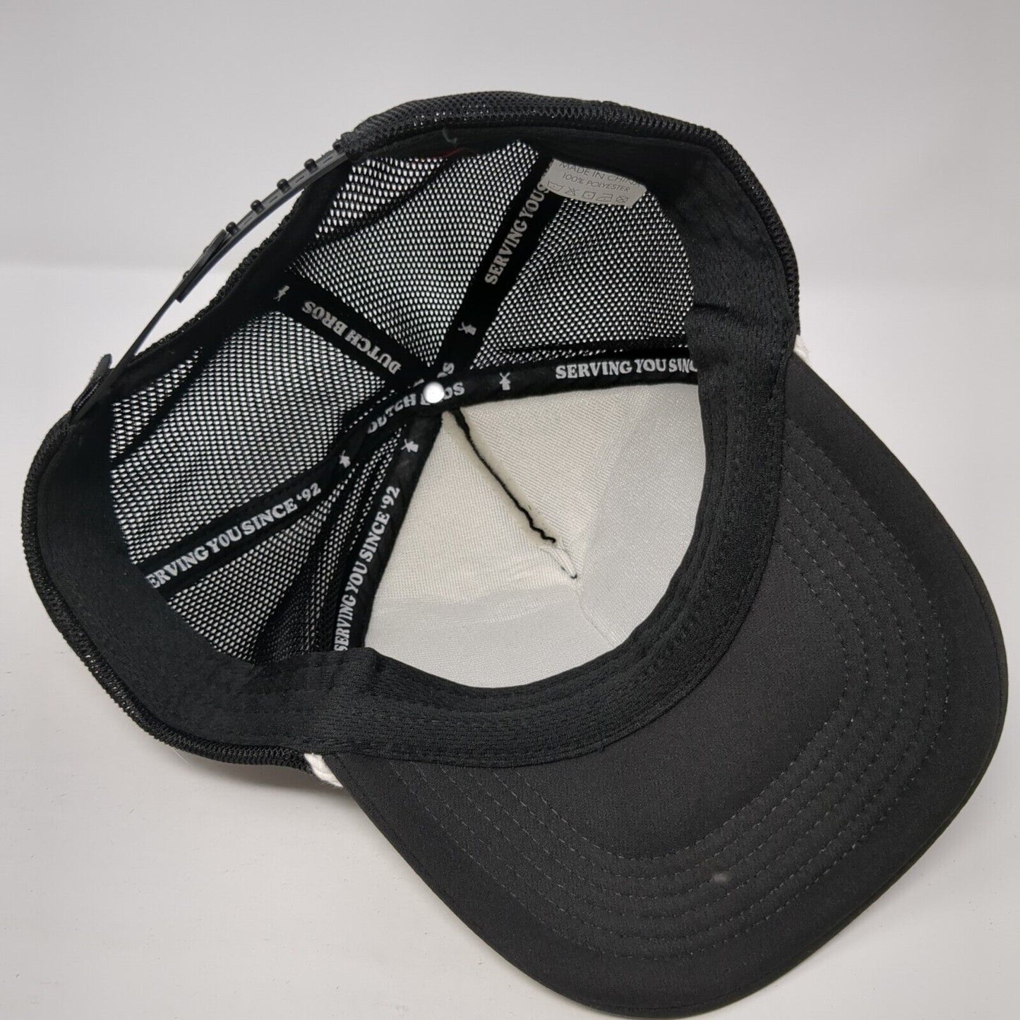 Drink More Coffee Snapack Rope Trucker Hat Black One Size Mesh Back