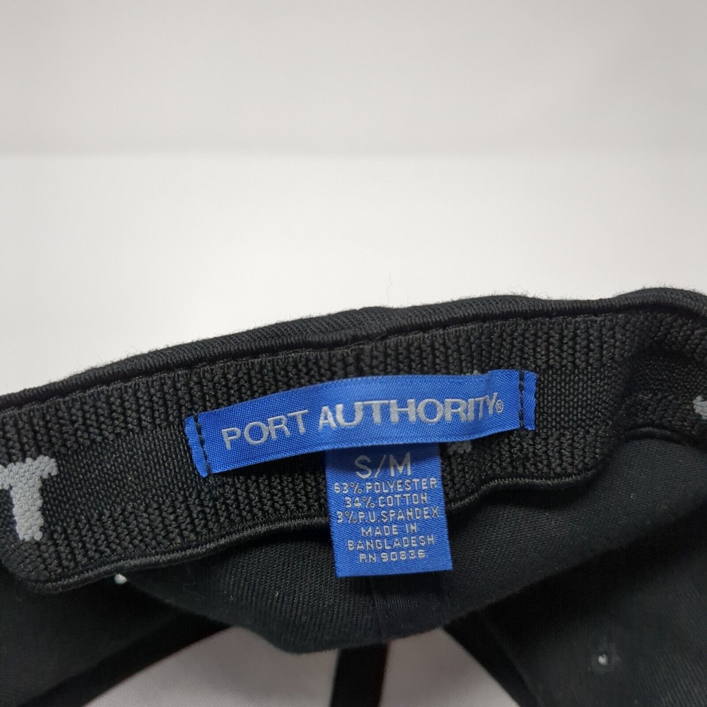 Scoular Fitted Hat Black S/M Embroidered Solid Flexfit Port Authority