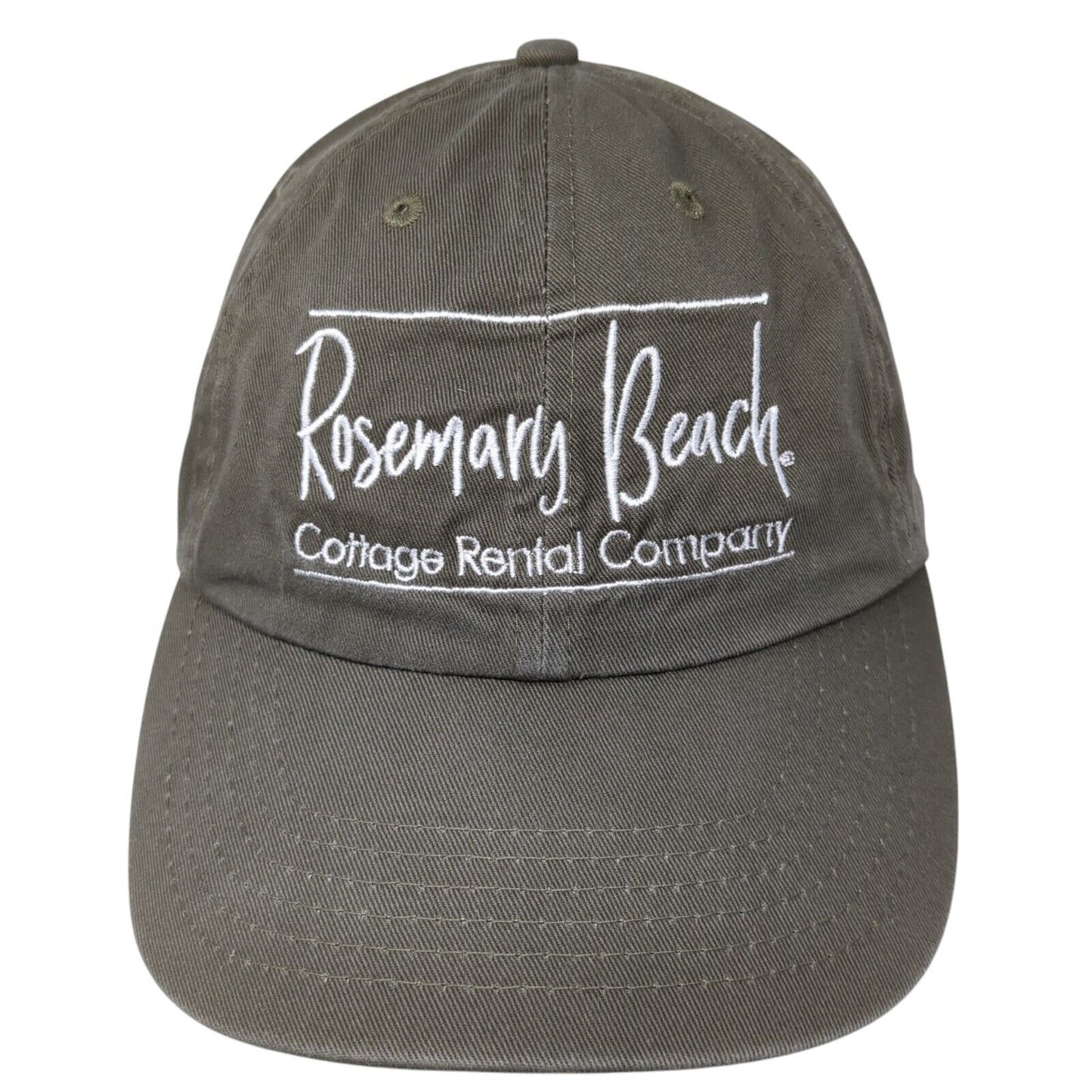 Rosemary Beach Cottage Rental Company Slideback Hat Brown One Size