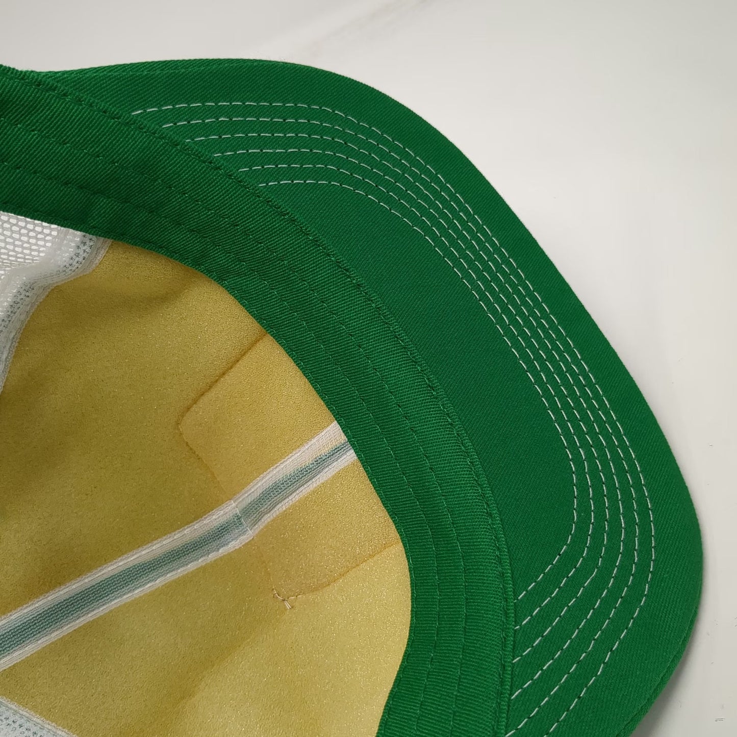 Green Trucker Hat OS Mesh Back Snapback Plant Food Fertilizer Patch Vintage