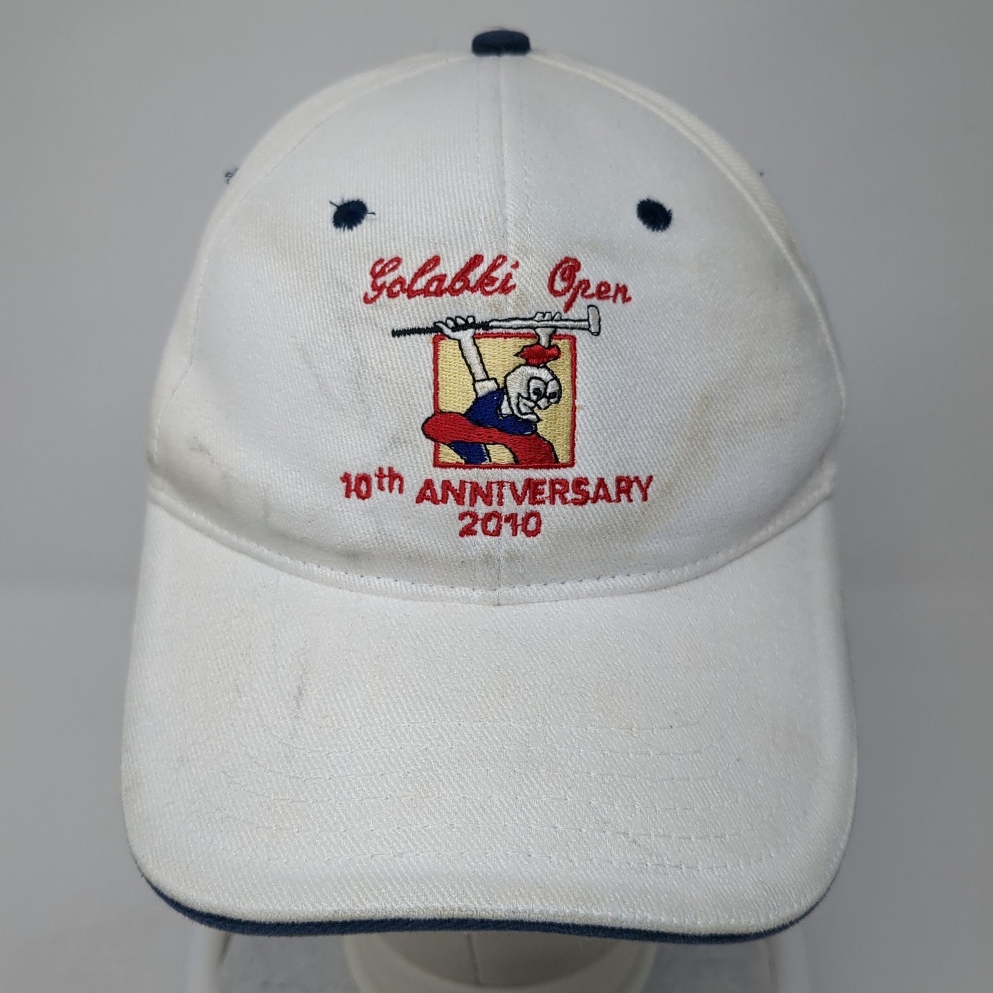 Golabki Open 10th Anniversary 2010 Slideback Hat White One Size Outdoor