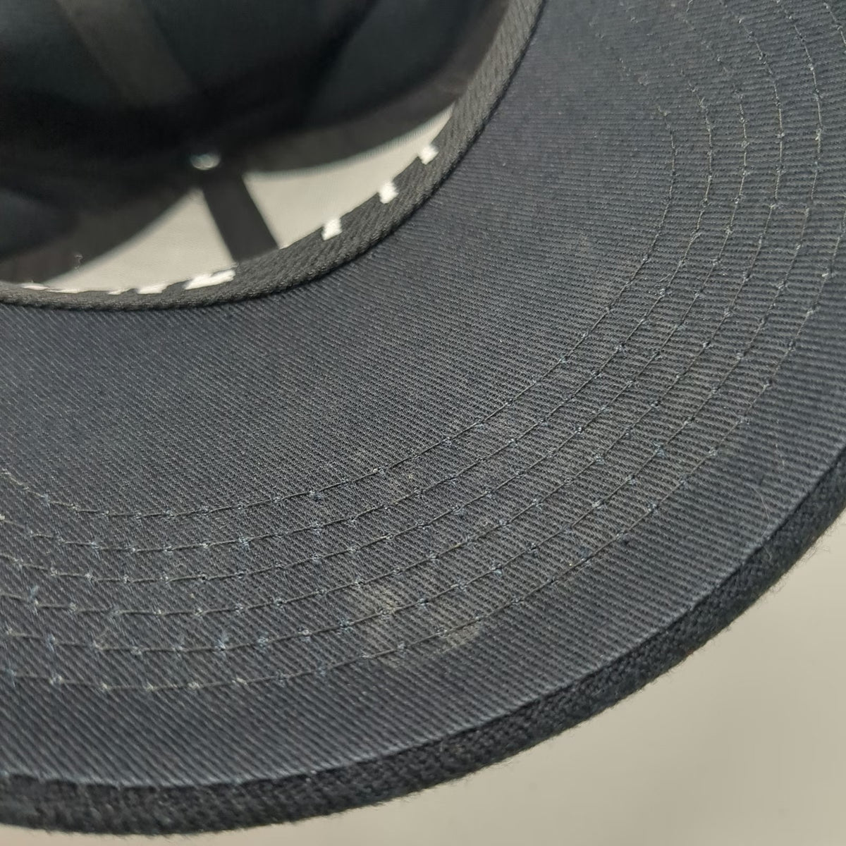 New England Patriots NFL Reebok Cap Black Gray One Size Stretch Fit Graphic Hat