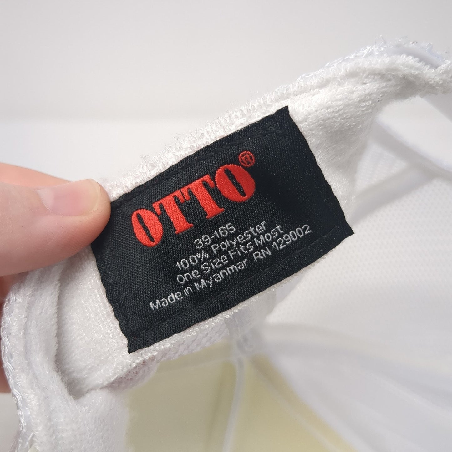 Otto Snapback Rope Trucker Hat White One Size Mesh Back Solid Blank