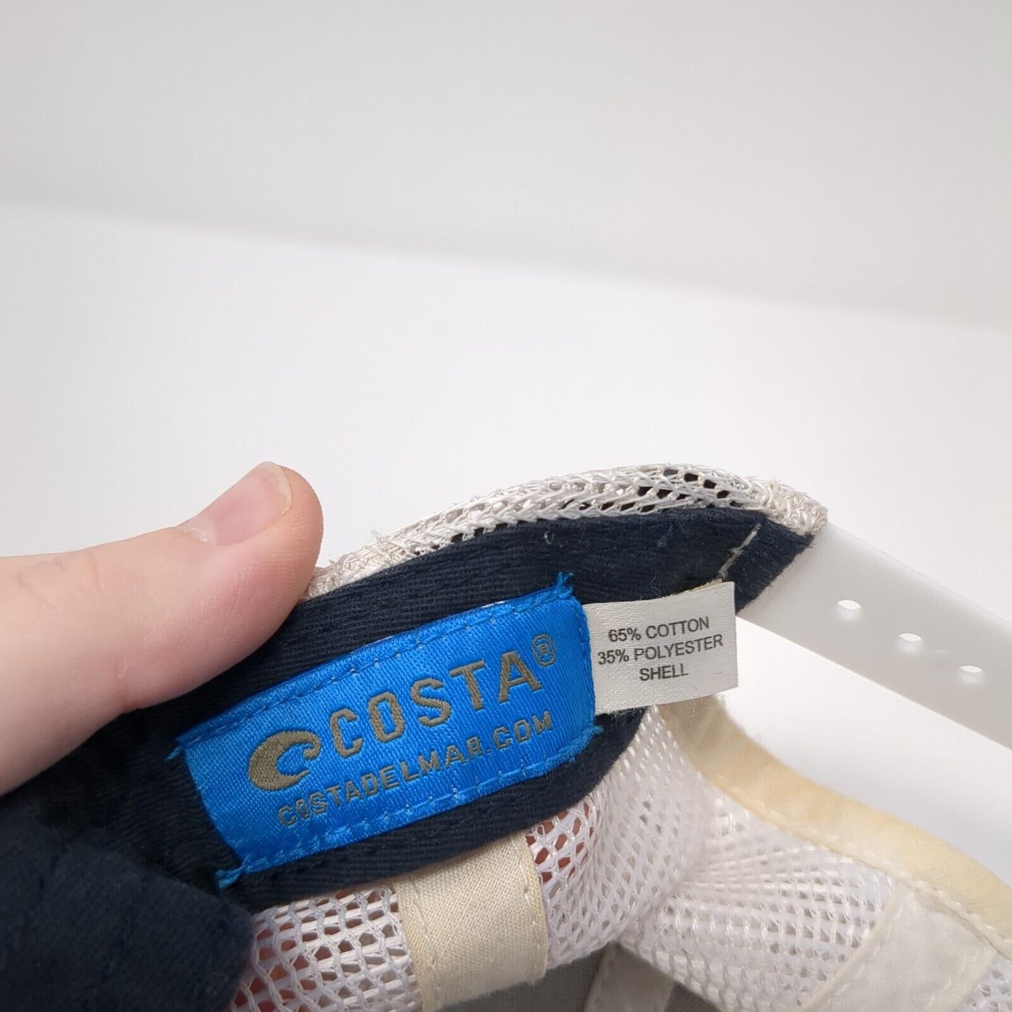 Costa 1983 Born on The Water Snapback Trucker Hat Blue OS Adjustable Mesh Back