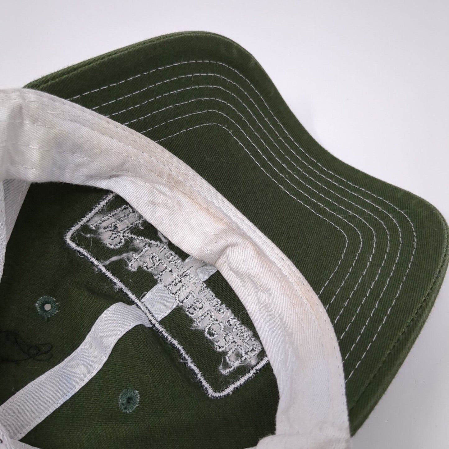 Farmstead Long Meadow Ranch Napa Valley Strapback Hat Green OSFA Mesh Brewery