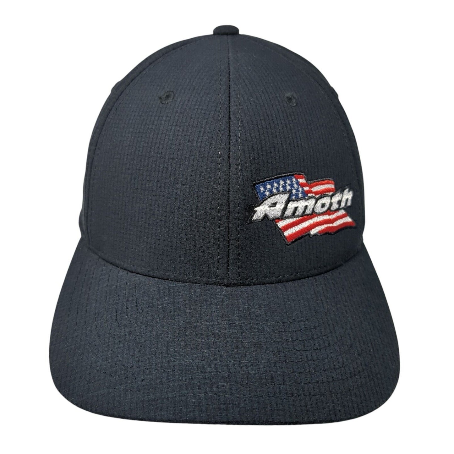 Amoth USA Flag Snapback Hat Black One Size Flexfit 110 Port Authority