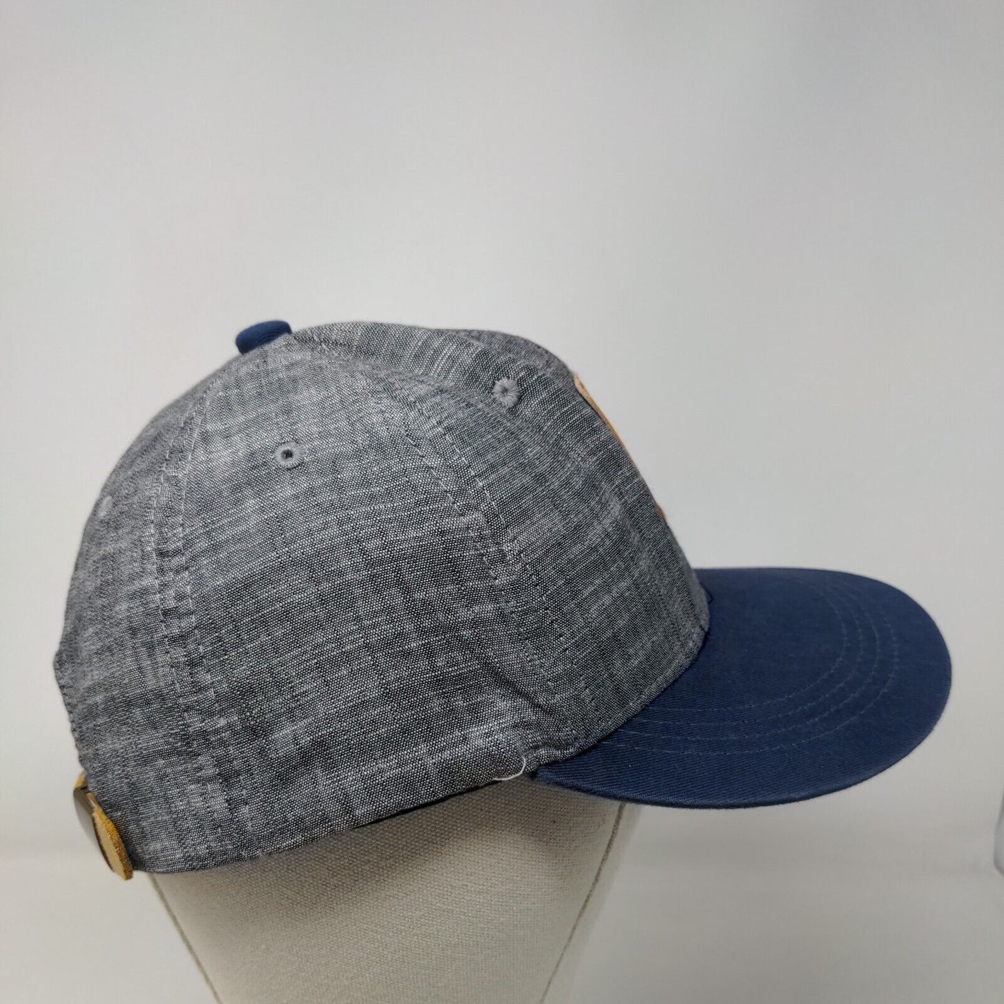 Arka Owl Slideback Hat Multi OSFA Colorblock Leather Patch 6 Panel