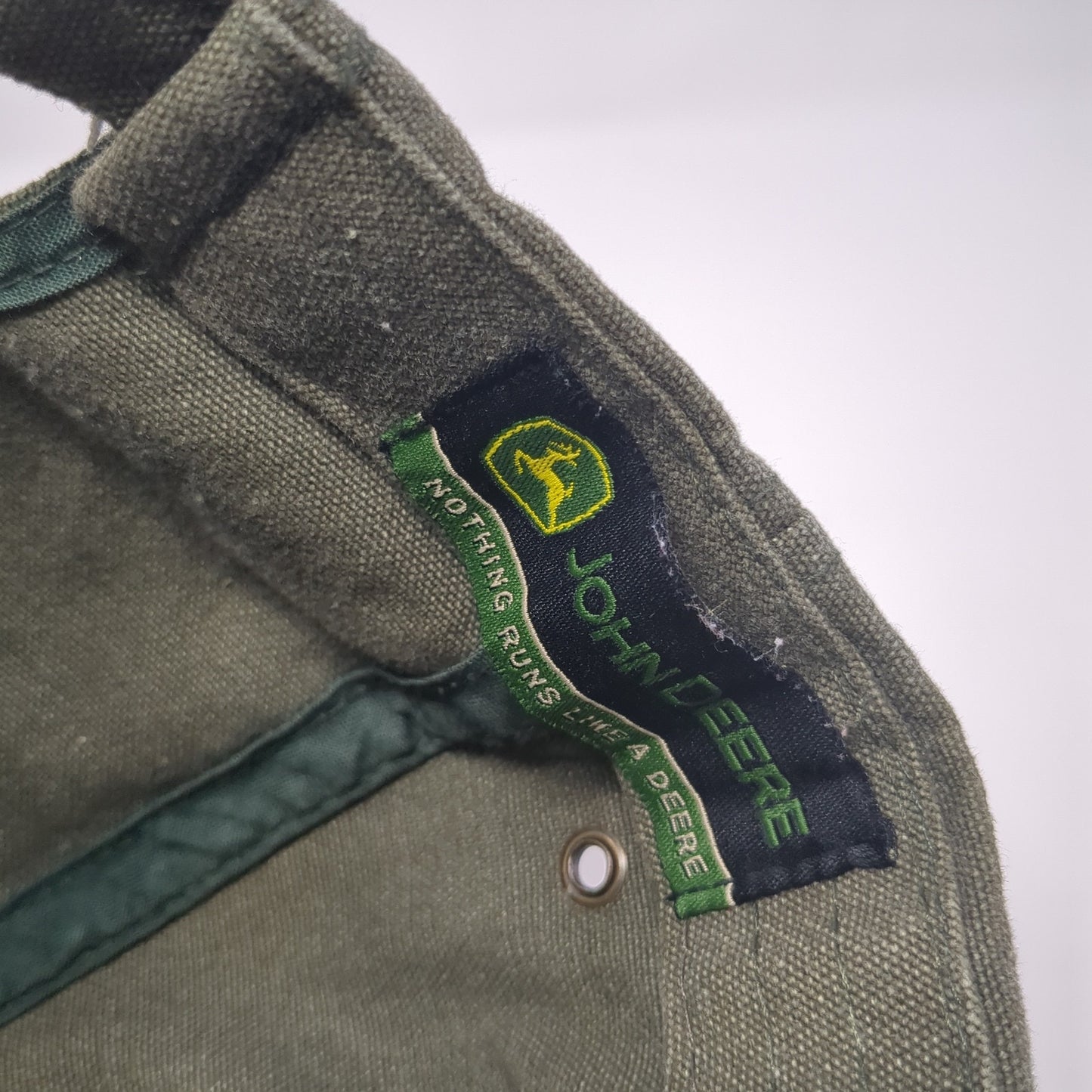 John Deere Slideback Hat Multi One Size Embroidered Logo Colorblock