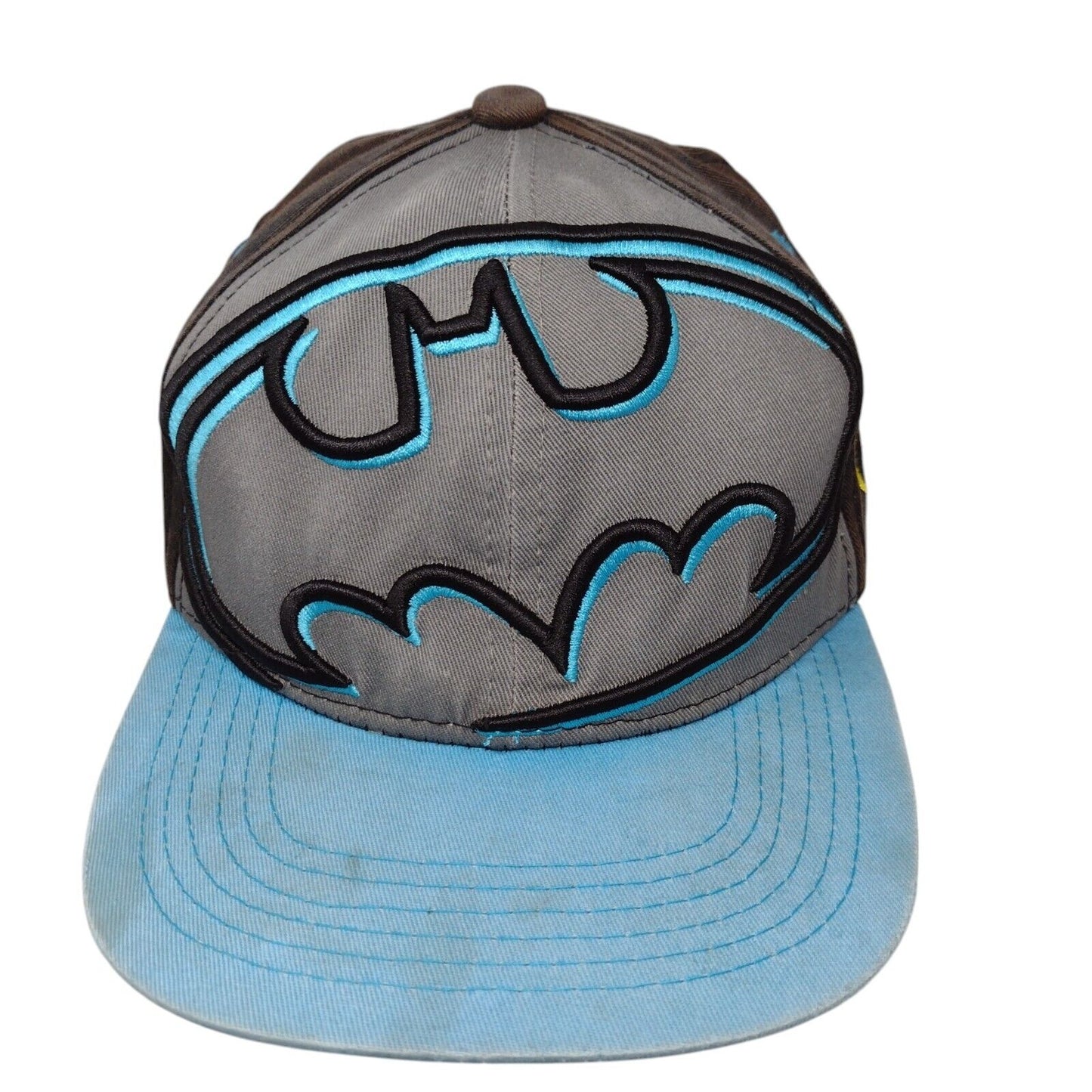 Batman Snapback Hat Multicolor OSFA Adjustable Embroidered DC Comics