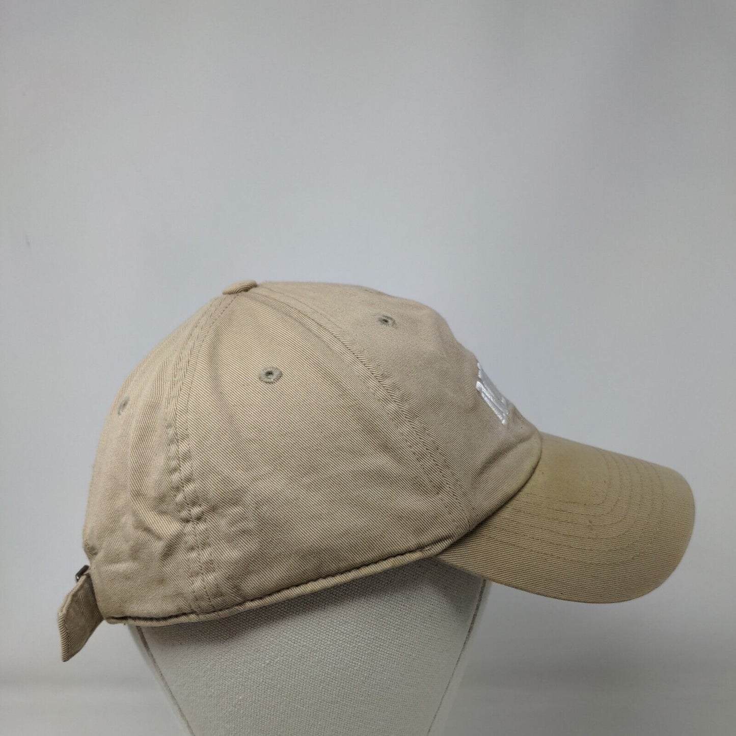 Nike Slideback Hat Tan OSFA Embroidered Adjustable 6 Panel Vent Holes