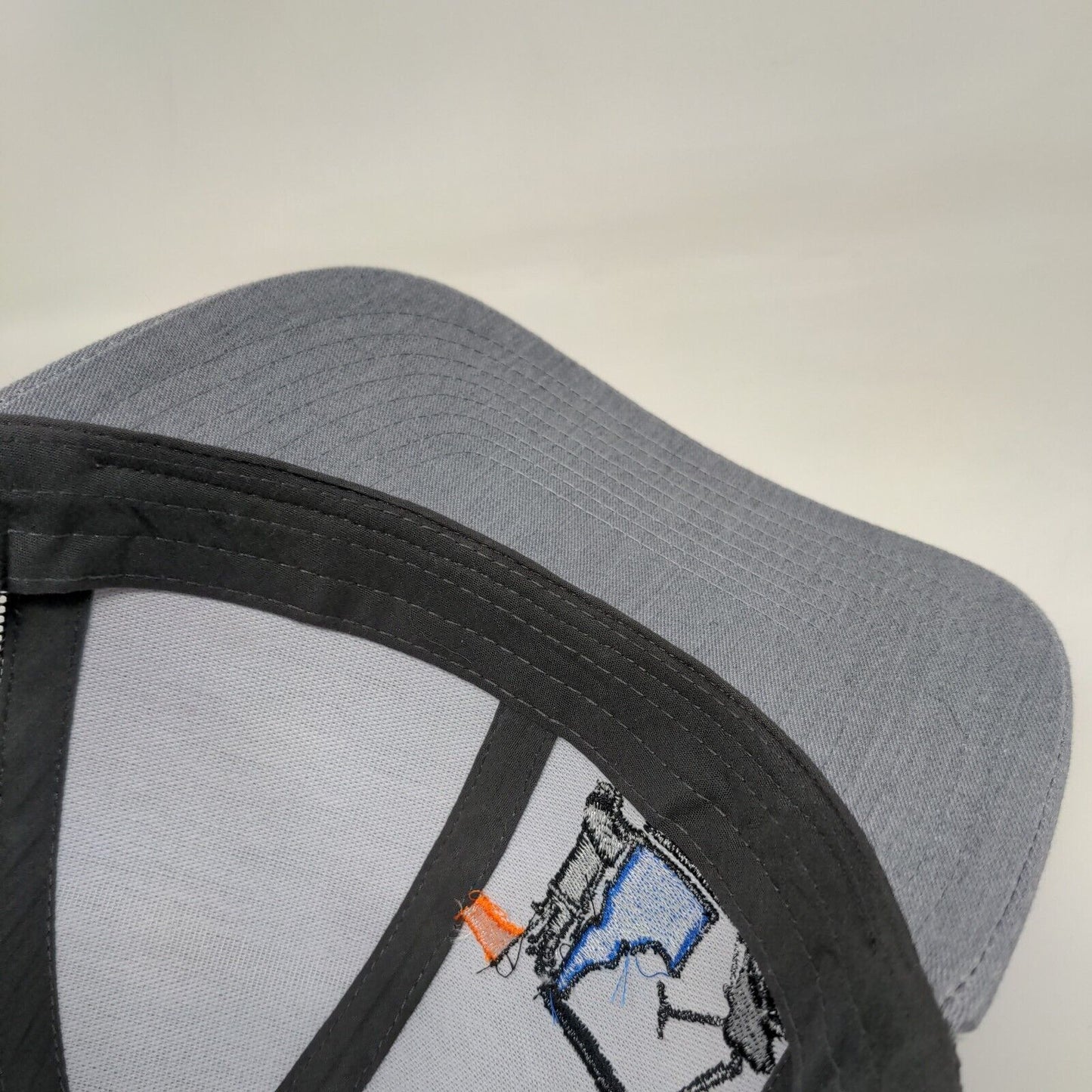 Golf Cart Snapback Mesh Back Trucker Hat Gray One Size Mesh Back Pacific