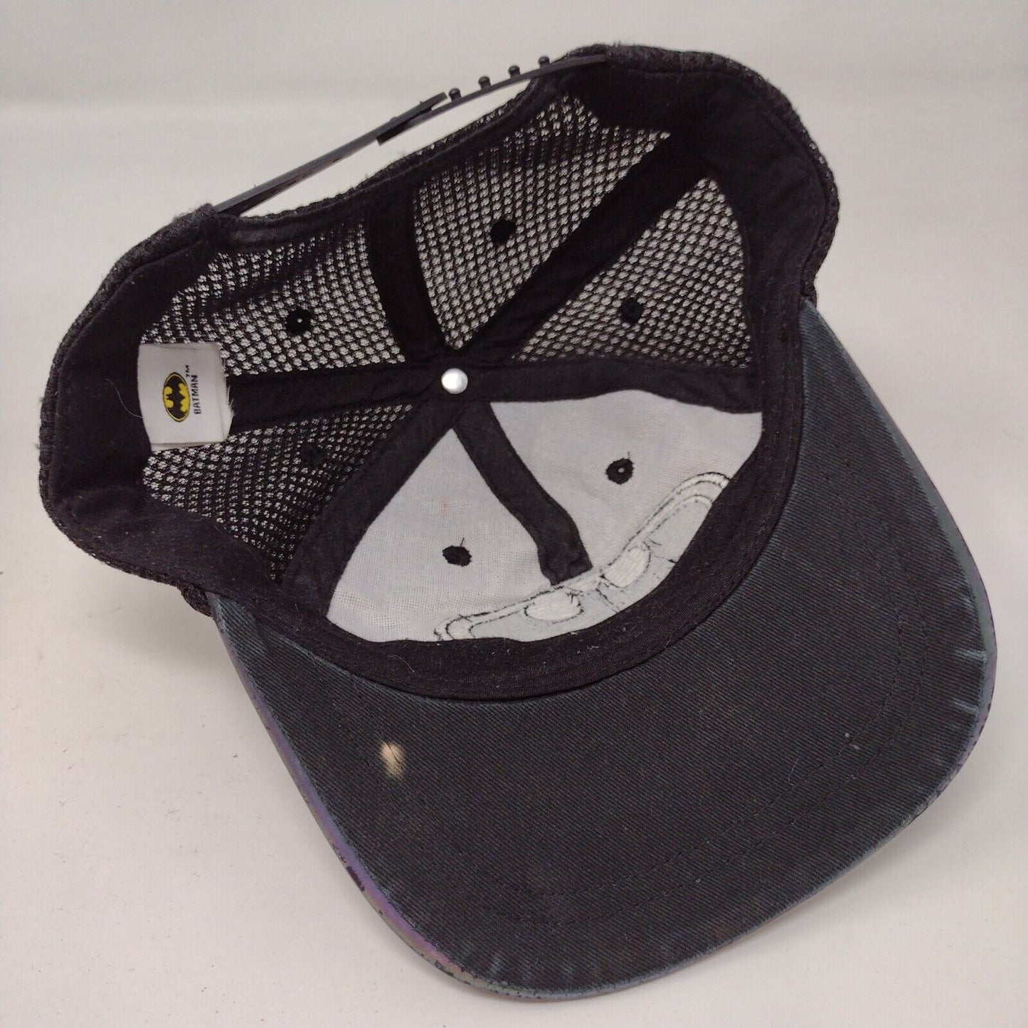 Batman Snapback Mesh Back Hat Multicolor OSFM Embroidered Superhero