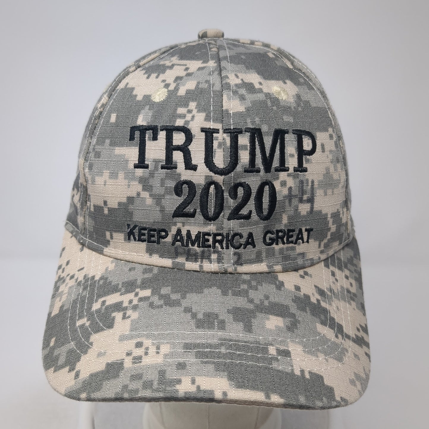 Trump 2020 Keep America Great Strapback Hat Multi Camo One Size 6 Panel