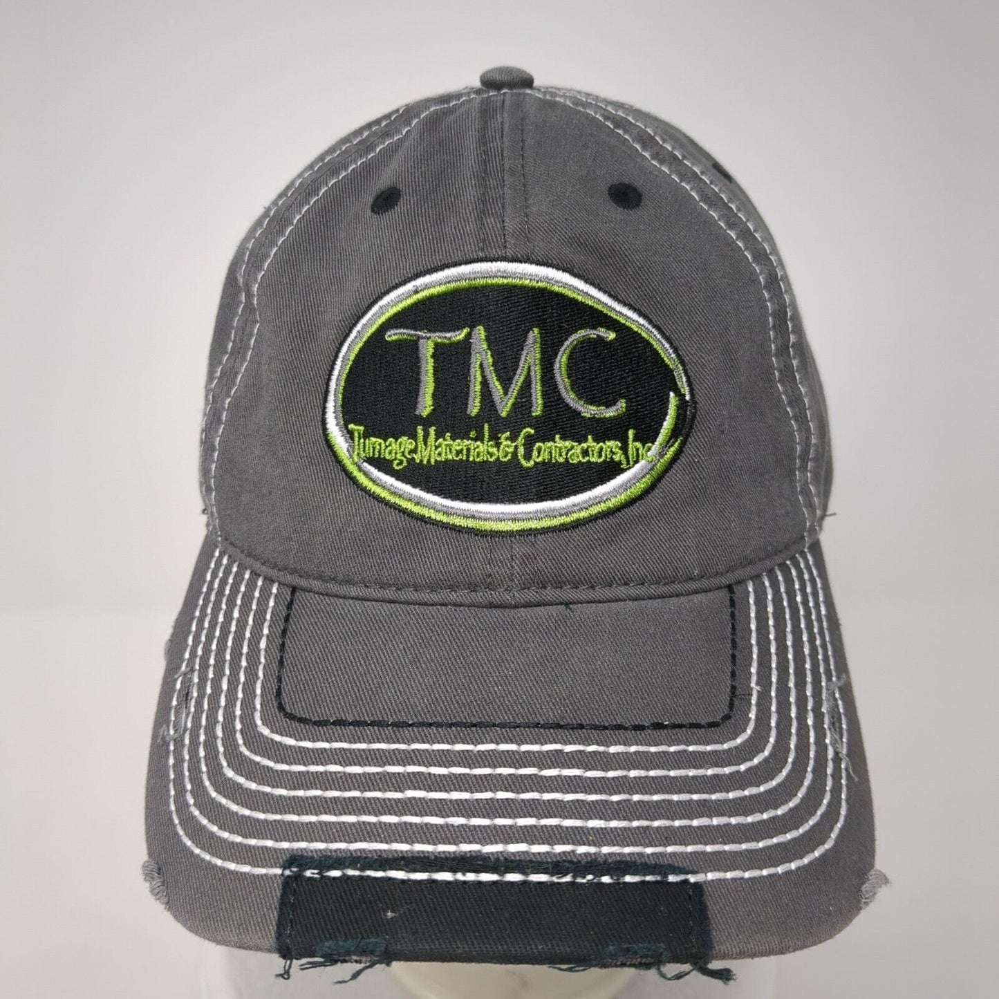 TMC Turnage Materials & Contractors Inc. Slideback Hat Gray One Size