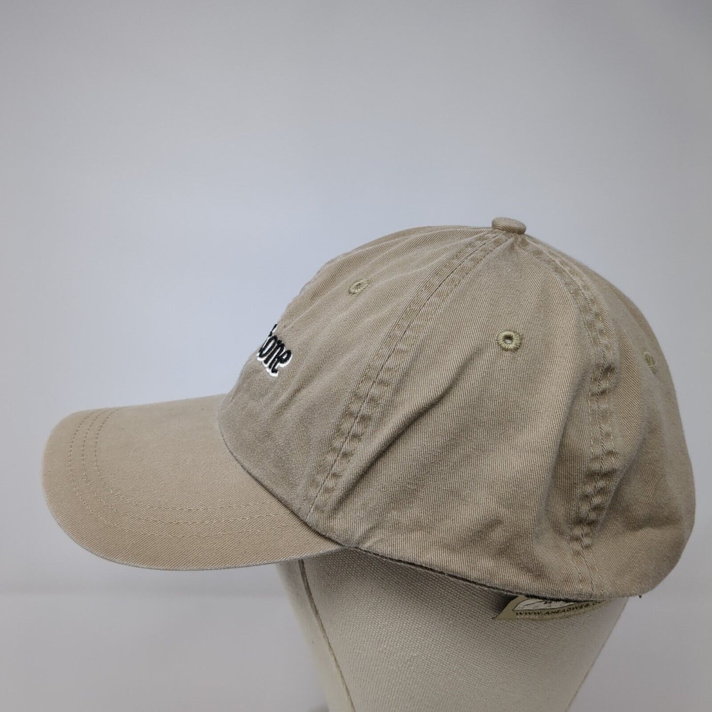 Yellowstone Strapback Hat Tan One Size Adjustable Classic Cut Embroidered Ahead