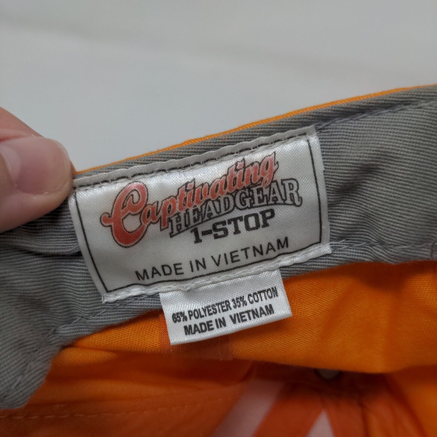 Clemson Tigers Strapback Hat Orange Embroidered Logo PawPrint Captivating NCAA