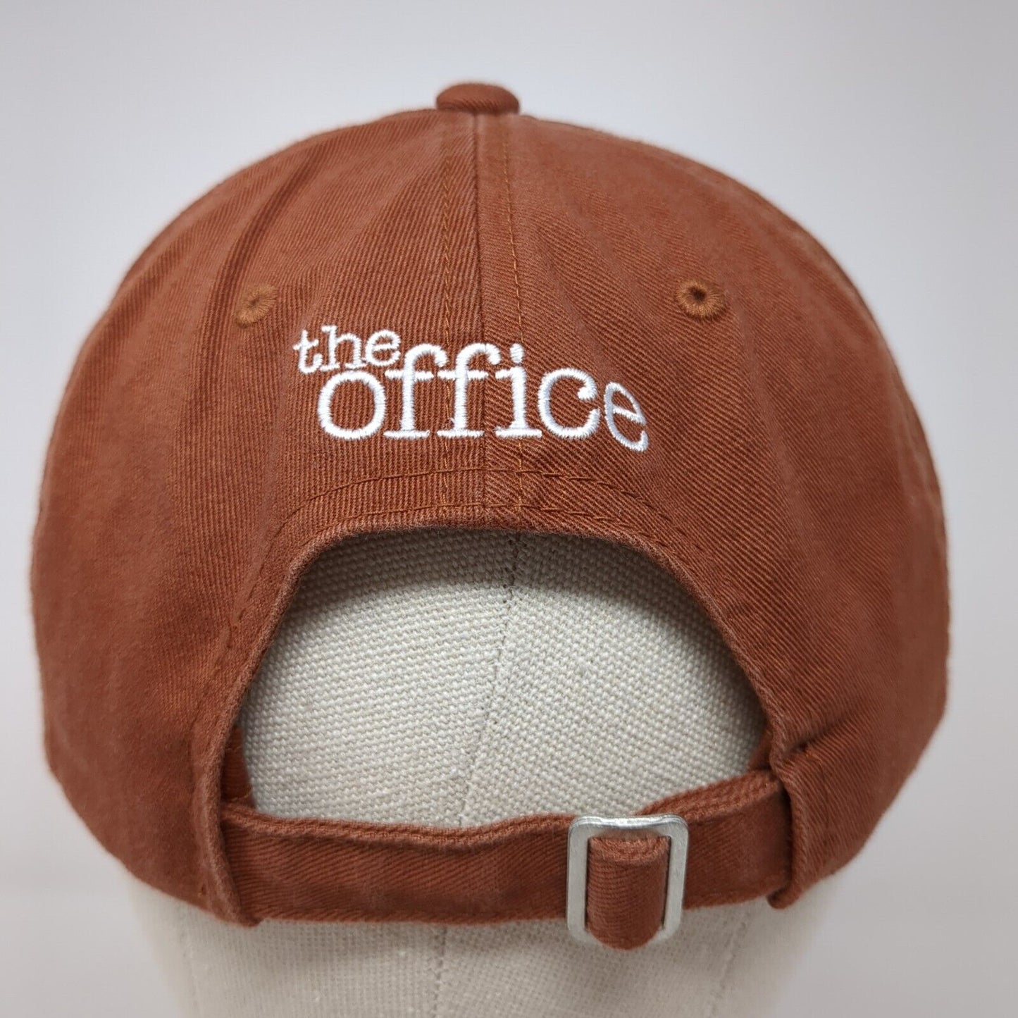 Schrute Farms The Office Slideback Hat Brown OSFA Embroidered Panel