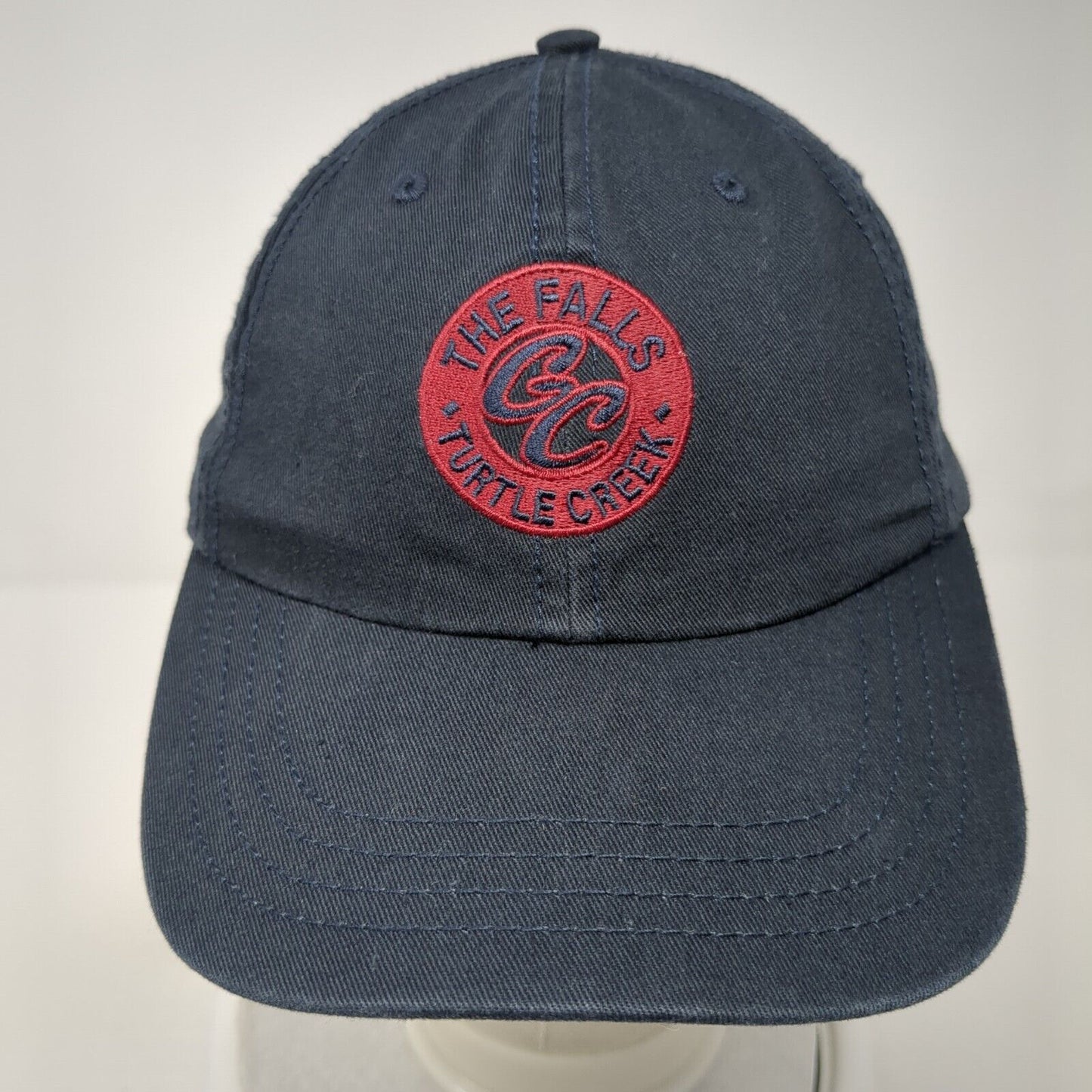 The Falls Turtle Creek Slideback Hat Black OS Adjustable American Dry Goods