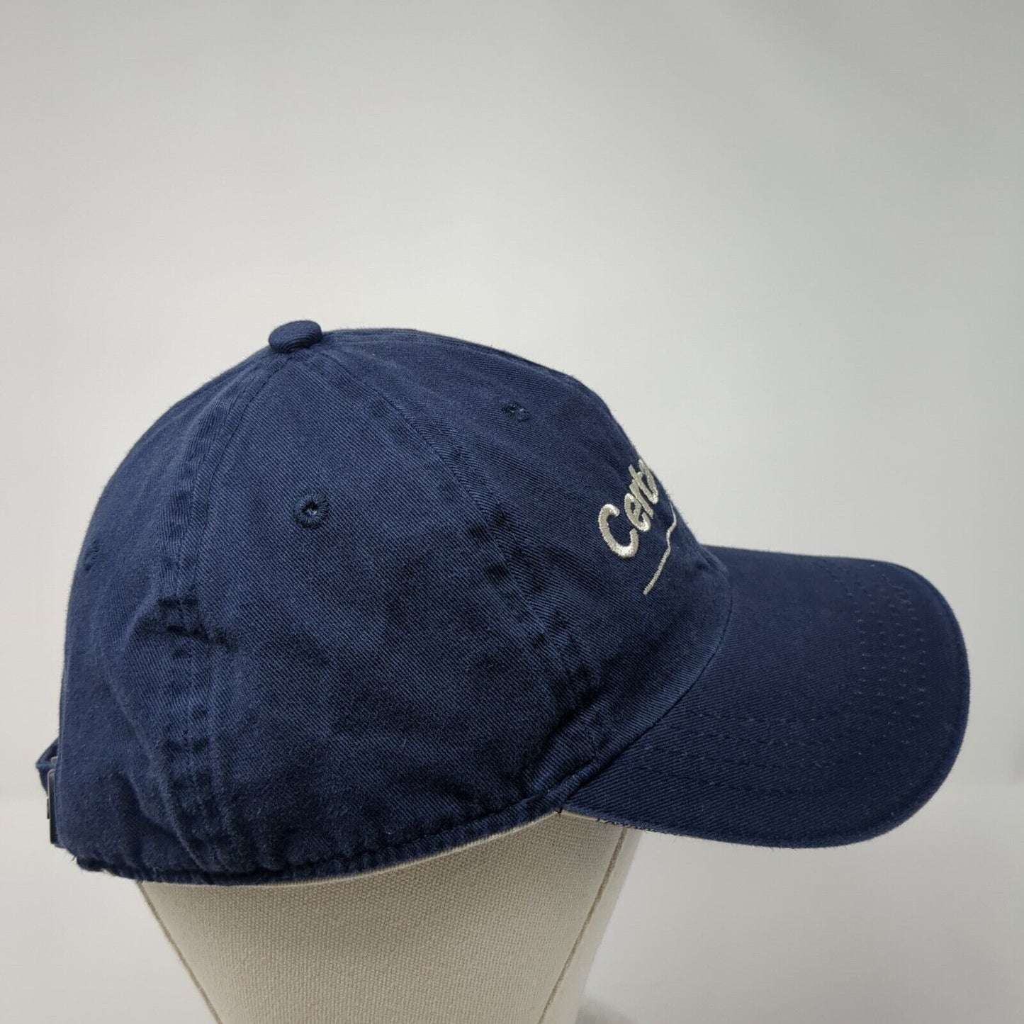 CertainTeed Saint-Gobain Slideback Hat Blue One Size Flex Strap Kati